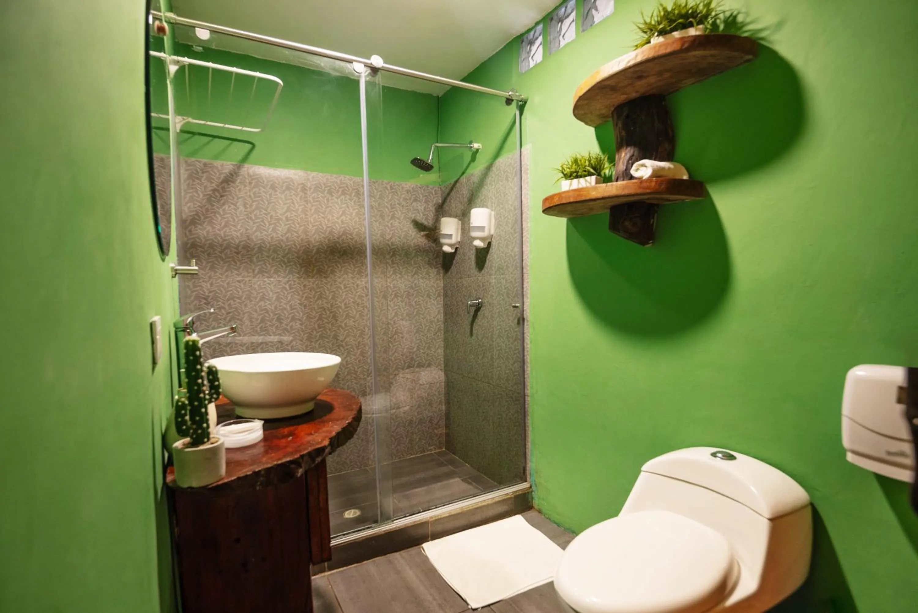 Shower in Finca Escondida