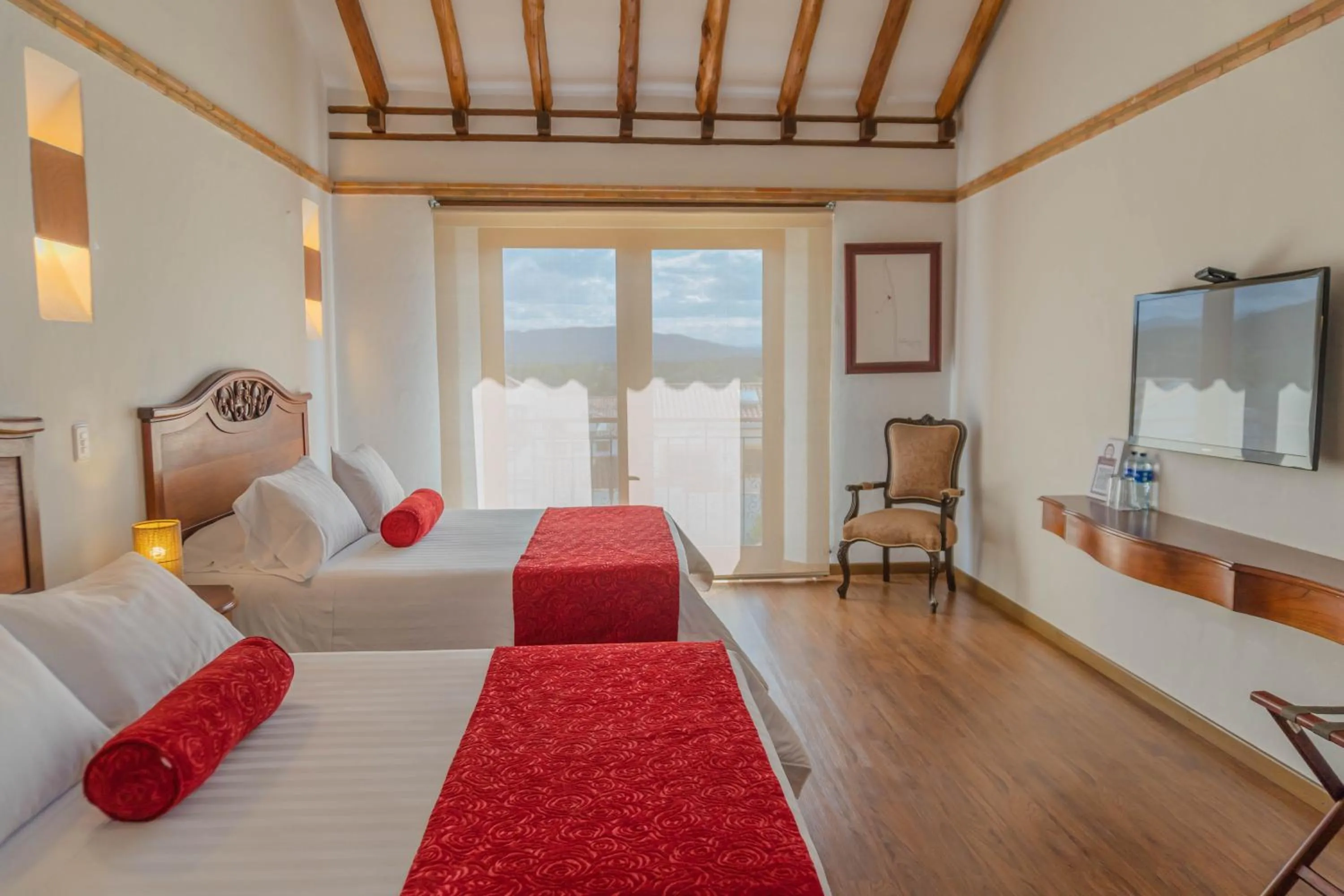 Bed in Maria Bonita Hotel