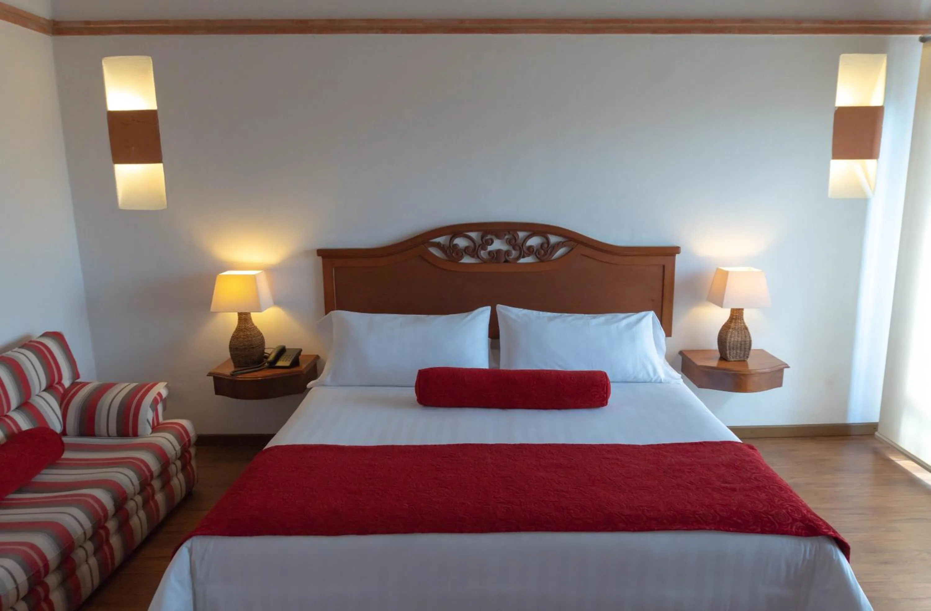 Bed in Maria Bonita Hotel