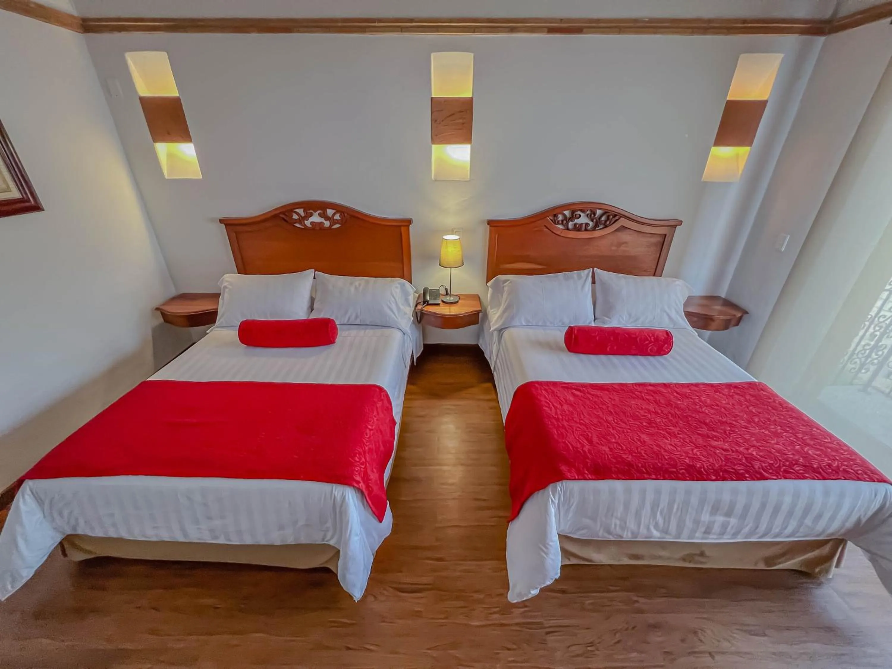 Bed in Maria Bonita Hotel