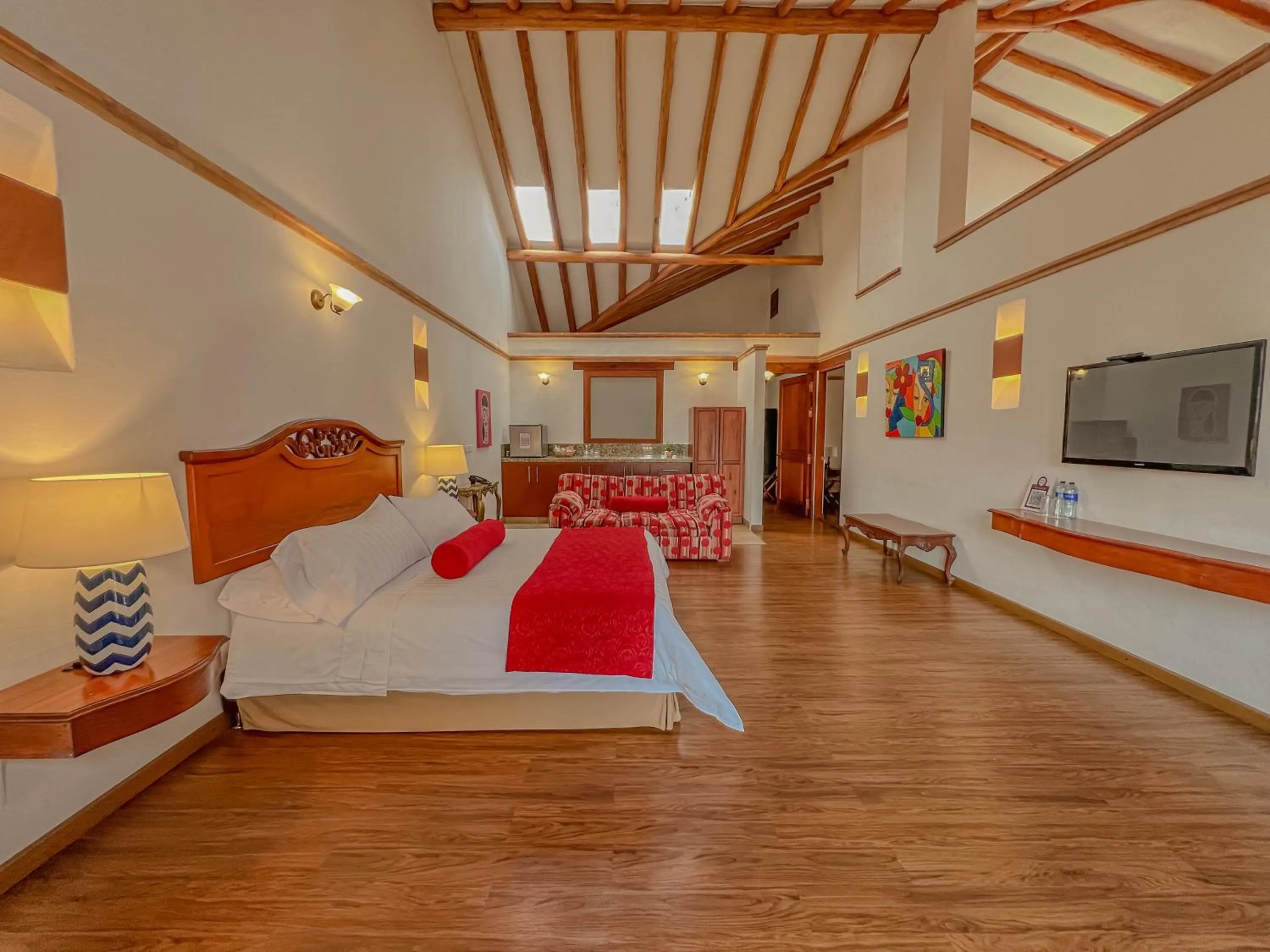 Bed in Maria Bonita Hotel