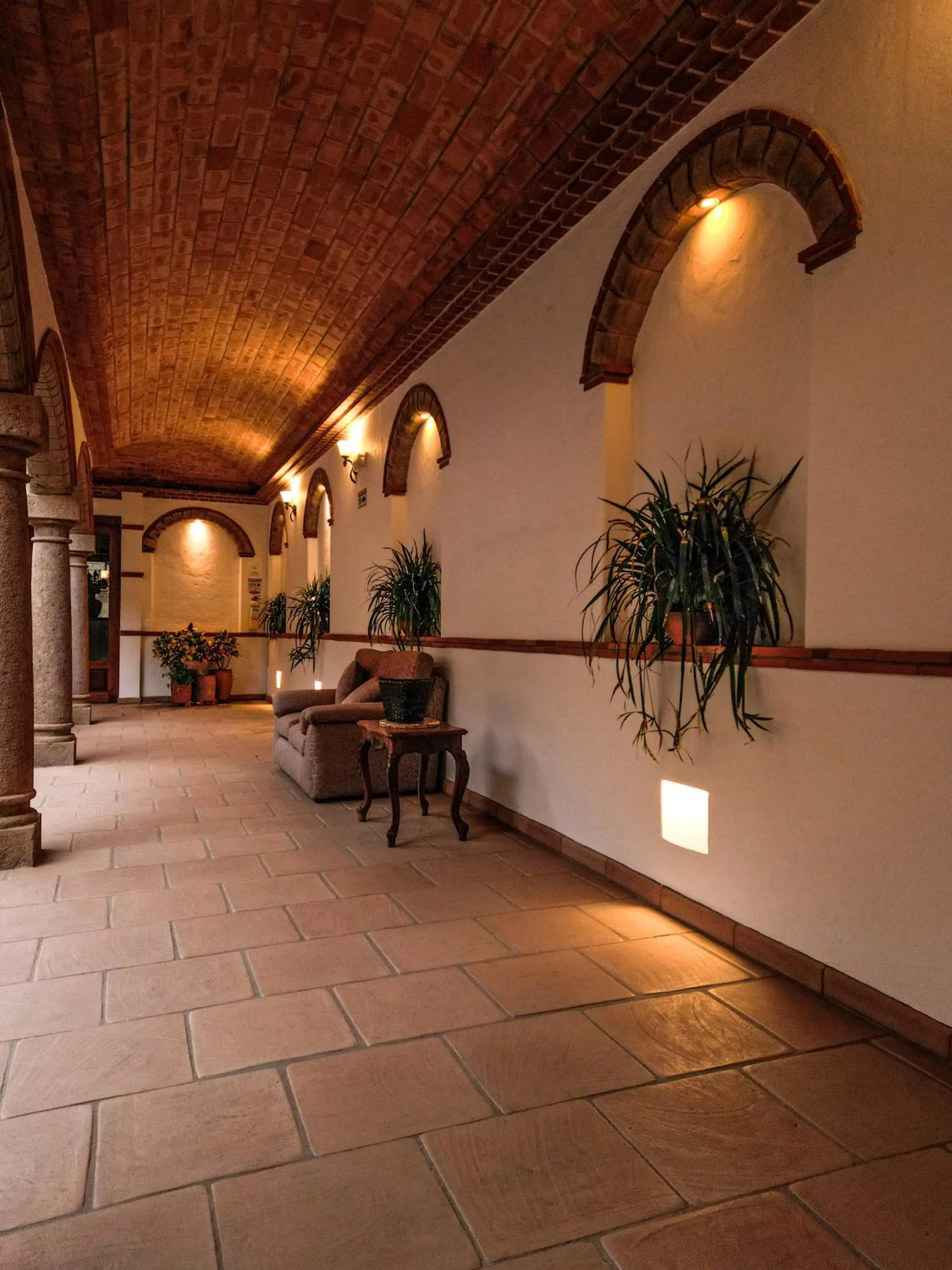 Inner courtyard view in Maria Bonita Hotel