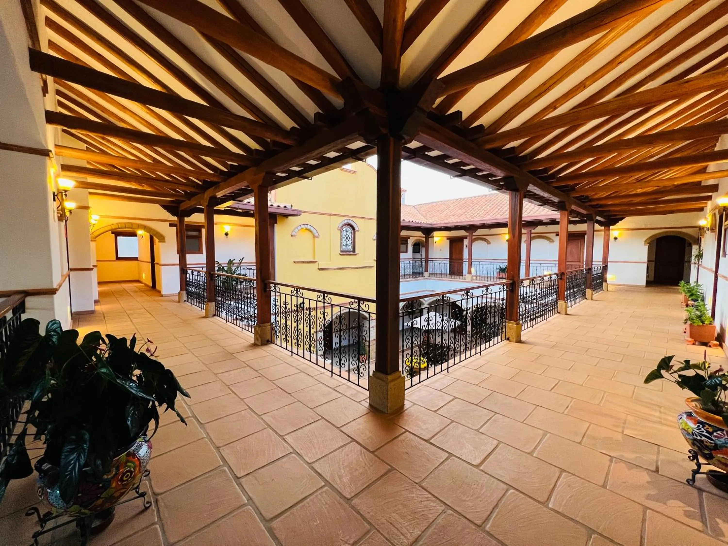 Patio in Maria Bonita Hotel