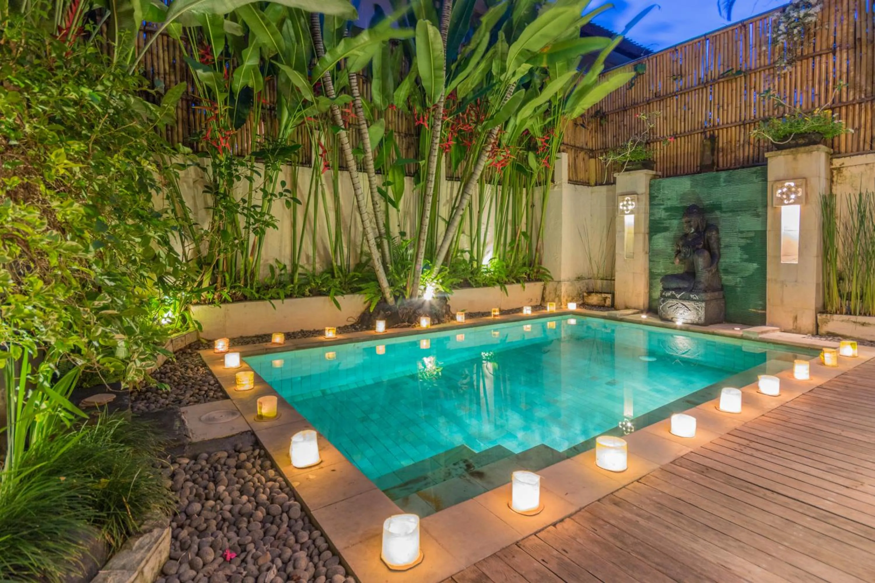 Pool view in Villa Seriska Seminyak