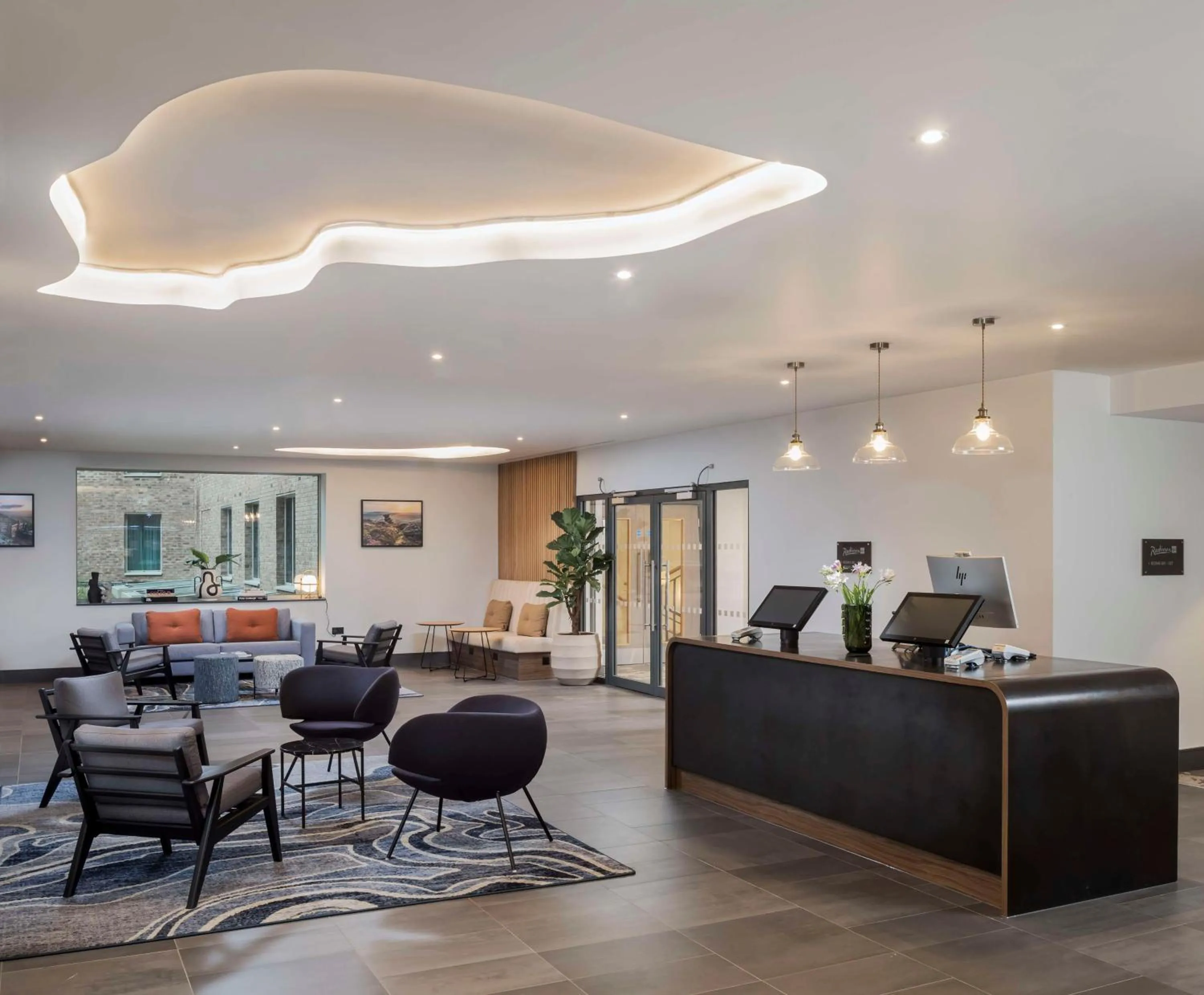 Lobby or reception in Radisson Blu Hotel, Sheffield