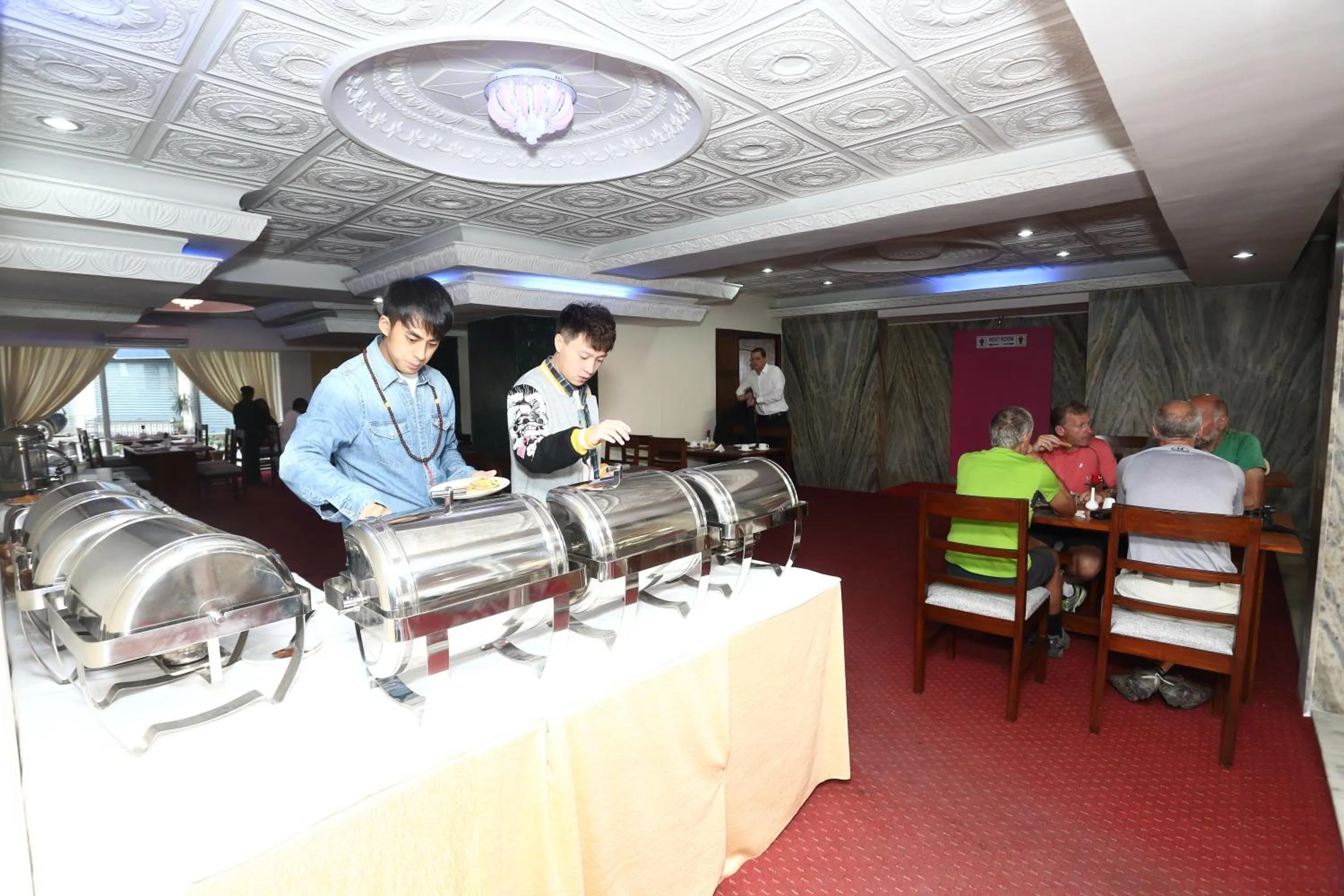 Dining area in Hotel Woodland Kathmandu