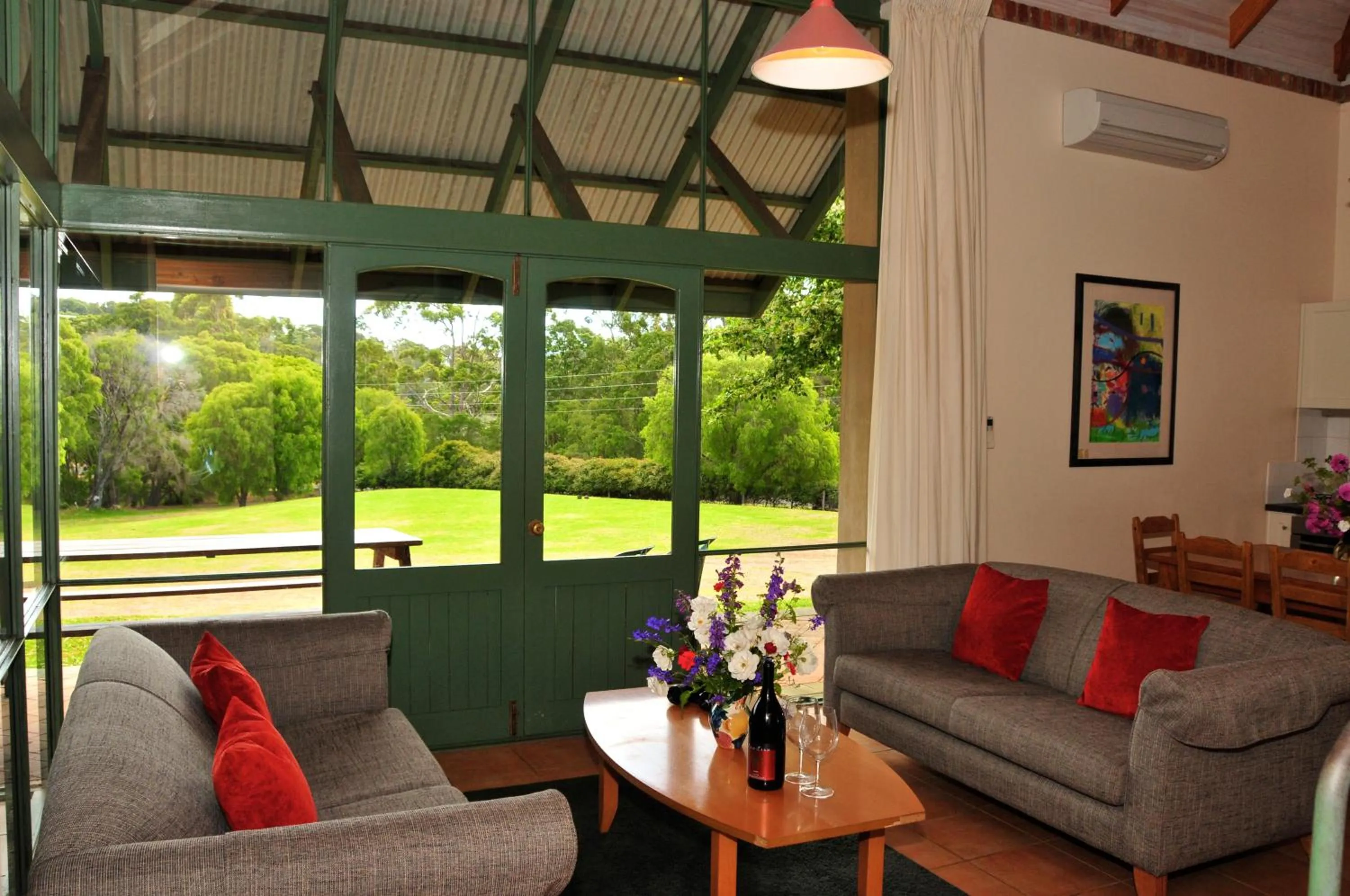 Living room in Waterfall Cottages