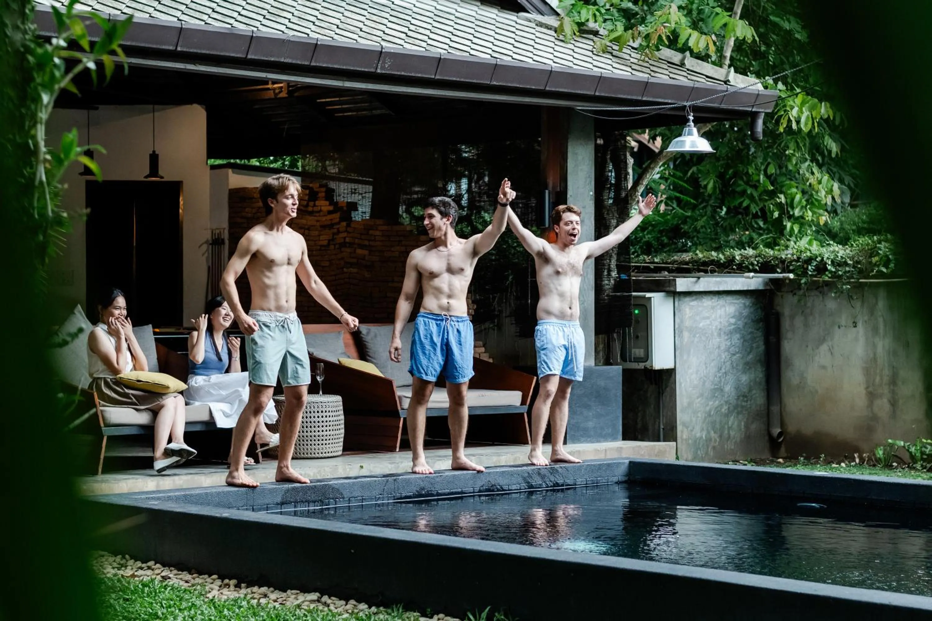 Pool view in Tolani Southgate Villa Chiang Mai