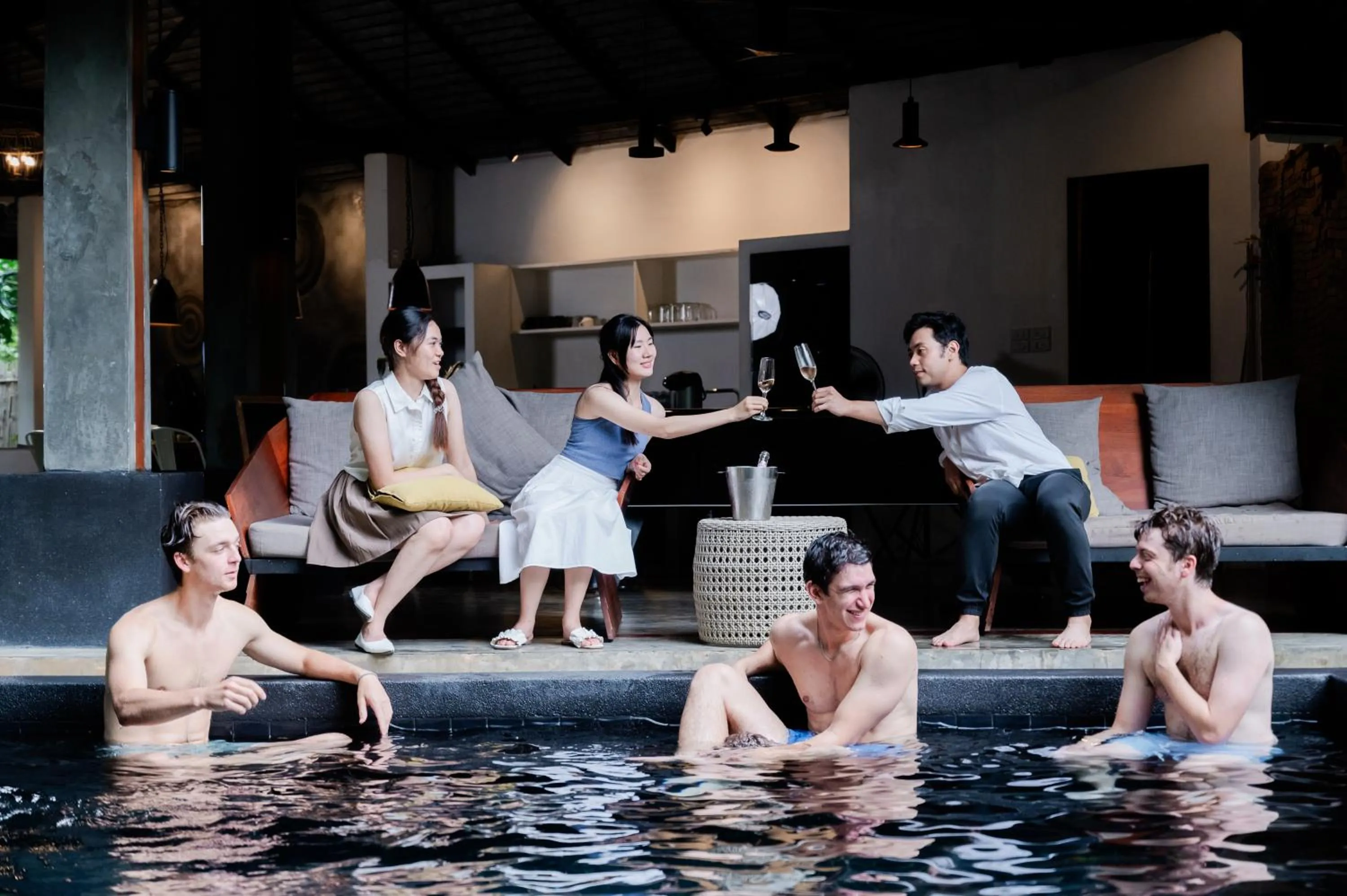 Pool view in Tolani Southgate Villa Chiang Mai