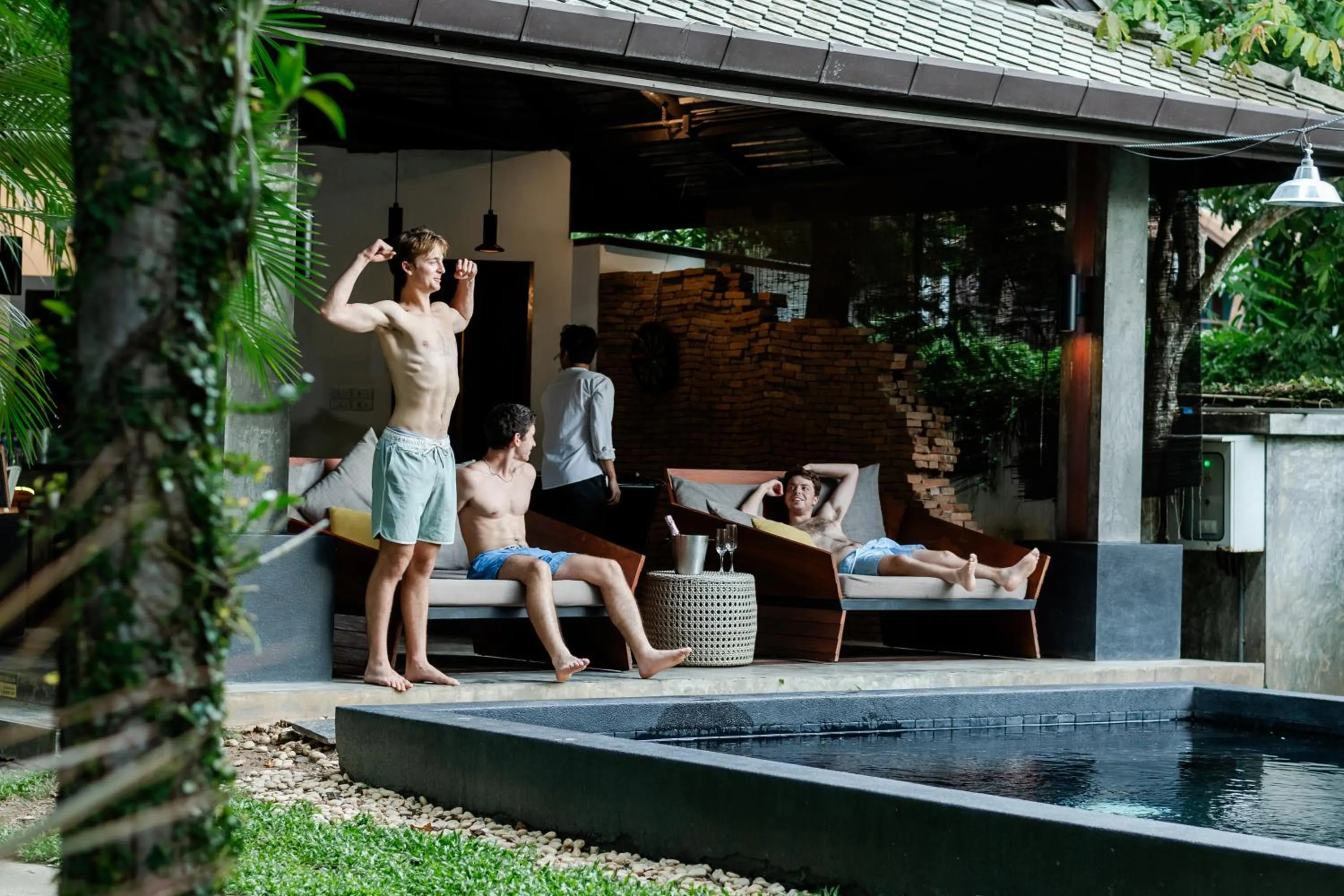 Pool view in Tolani Southgate Villa Chiang Mai
