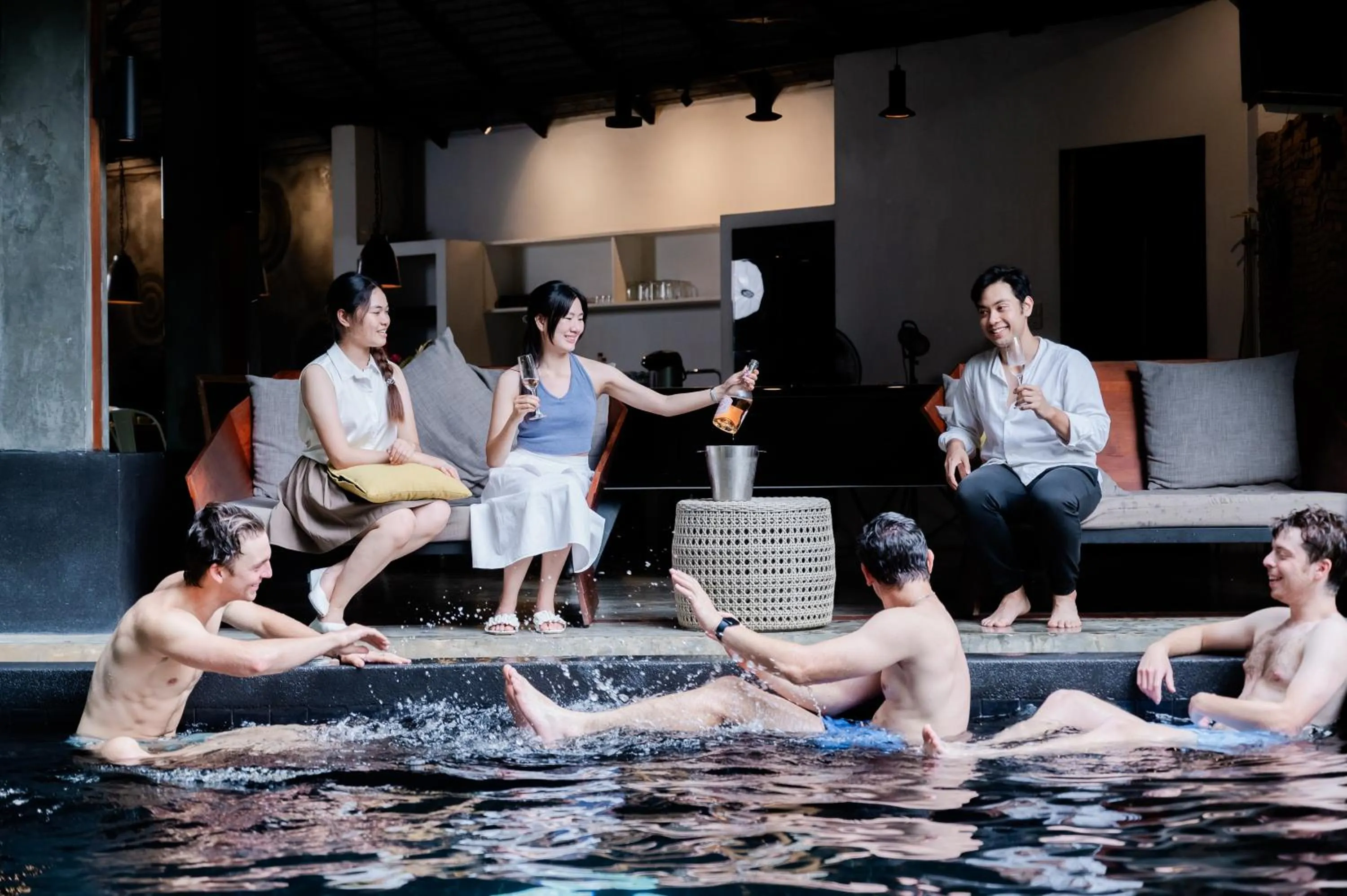 Pool view in Tolani Southgate Villa Chiang Mai