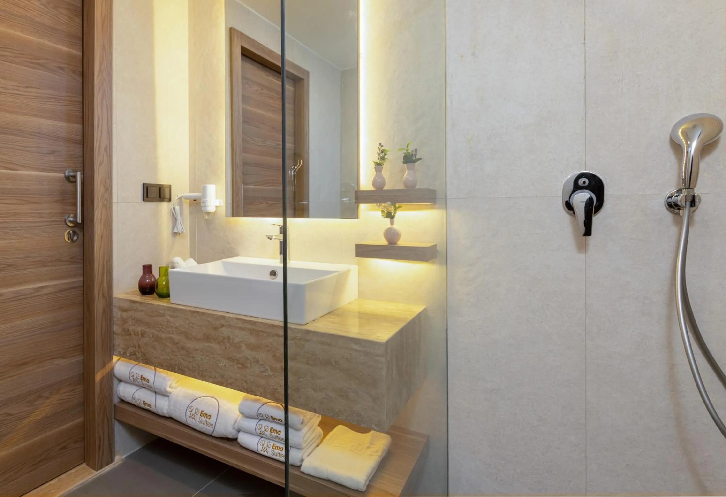 Shower in Ema Houses