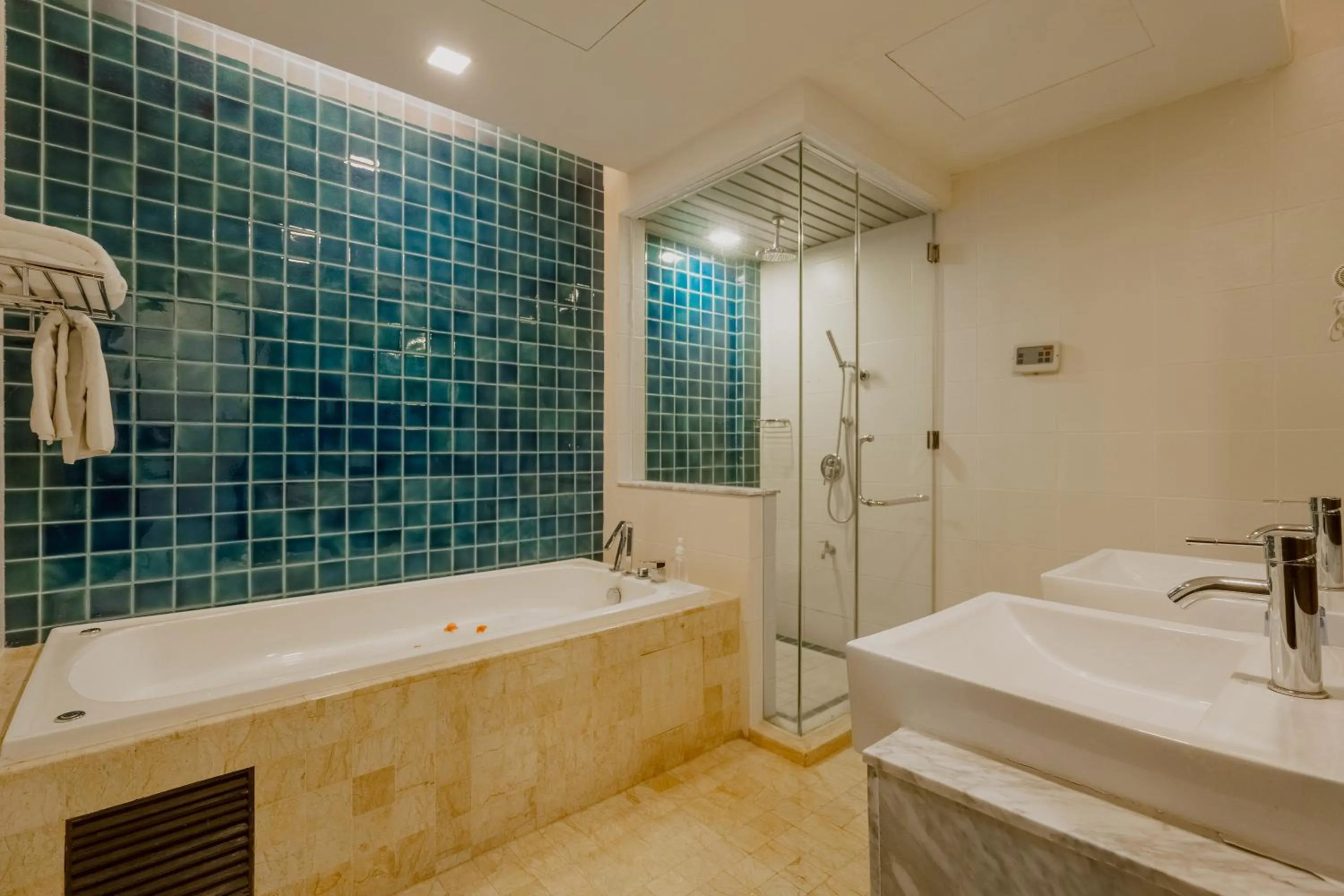 Bathroom in Borneo Beach Villa & Suite