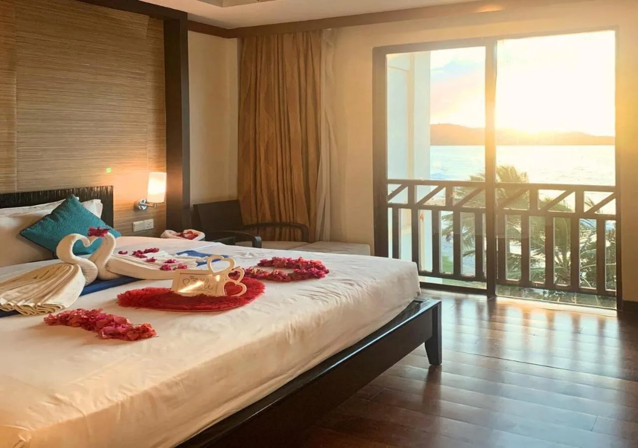 Decorative detail, Bed in Borneo Beach Villa & Suite