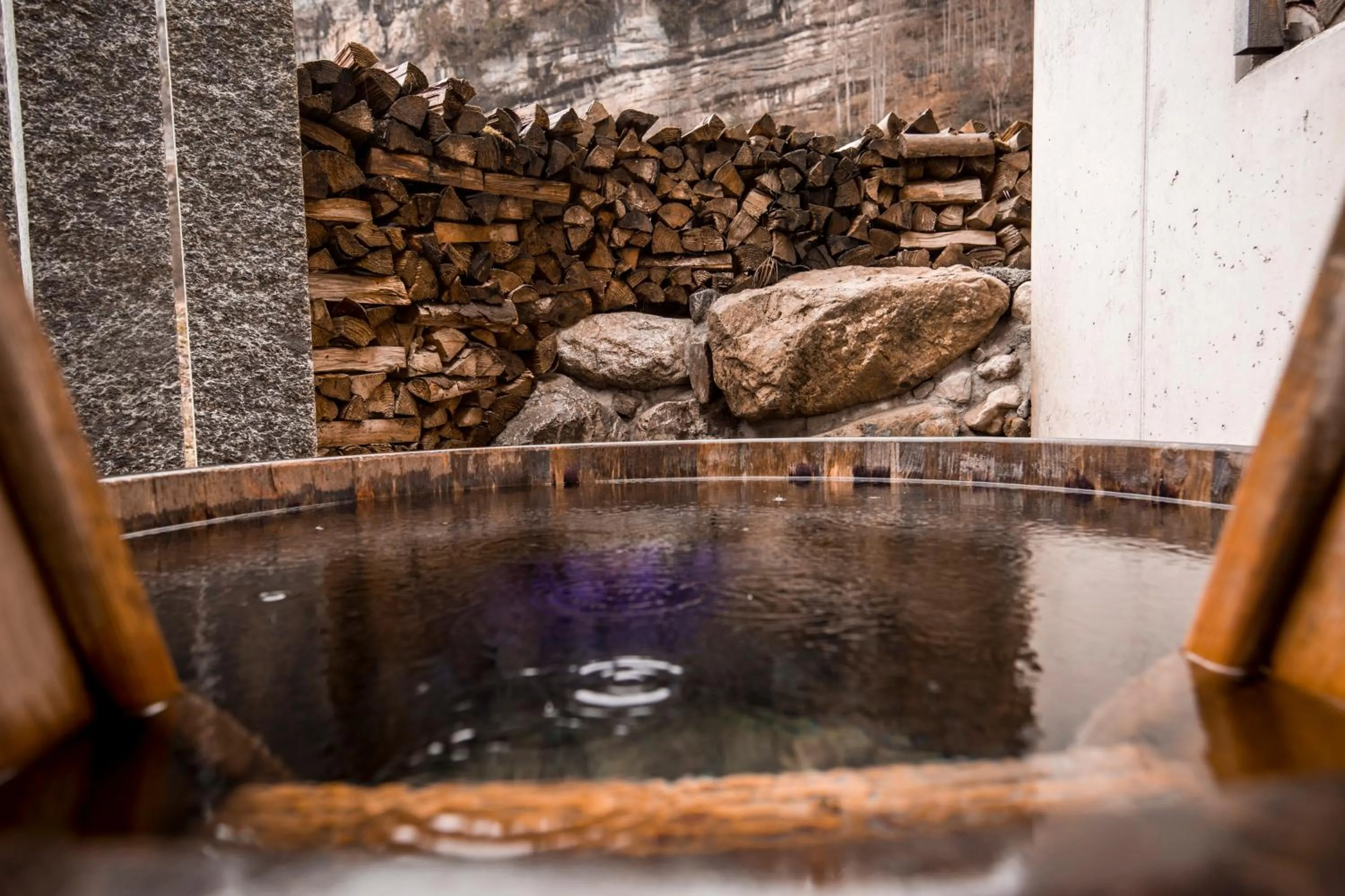 Natural landscape in Hüttenhotel Husky Lodge