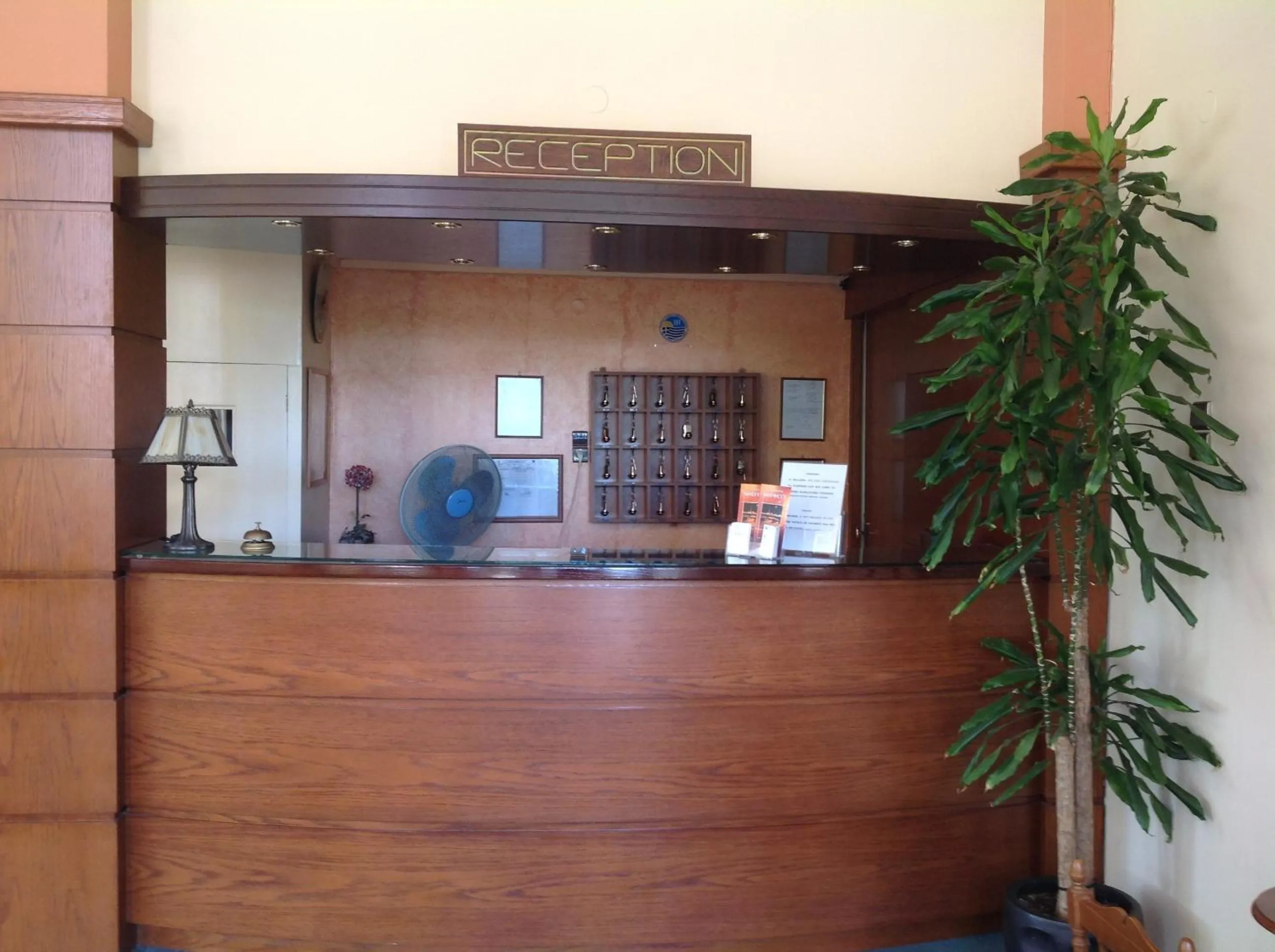 Lobby or reception in Morfeas Hotel