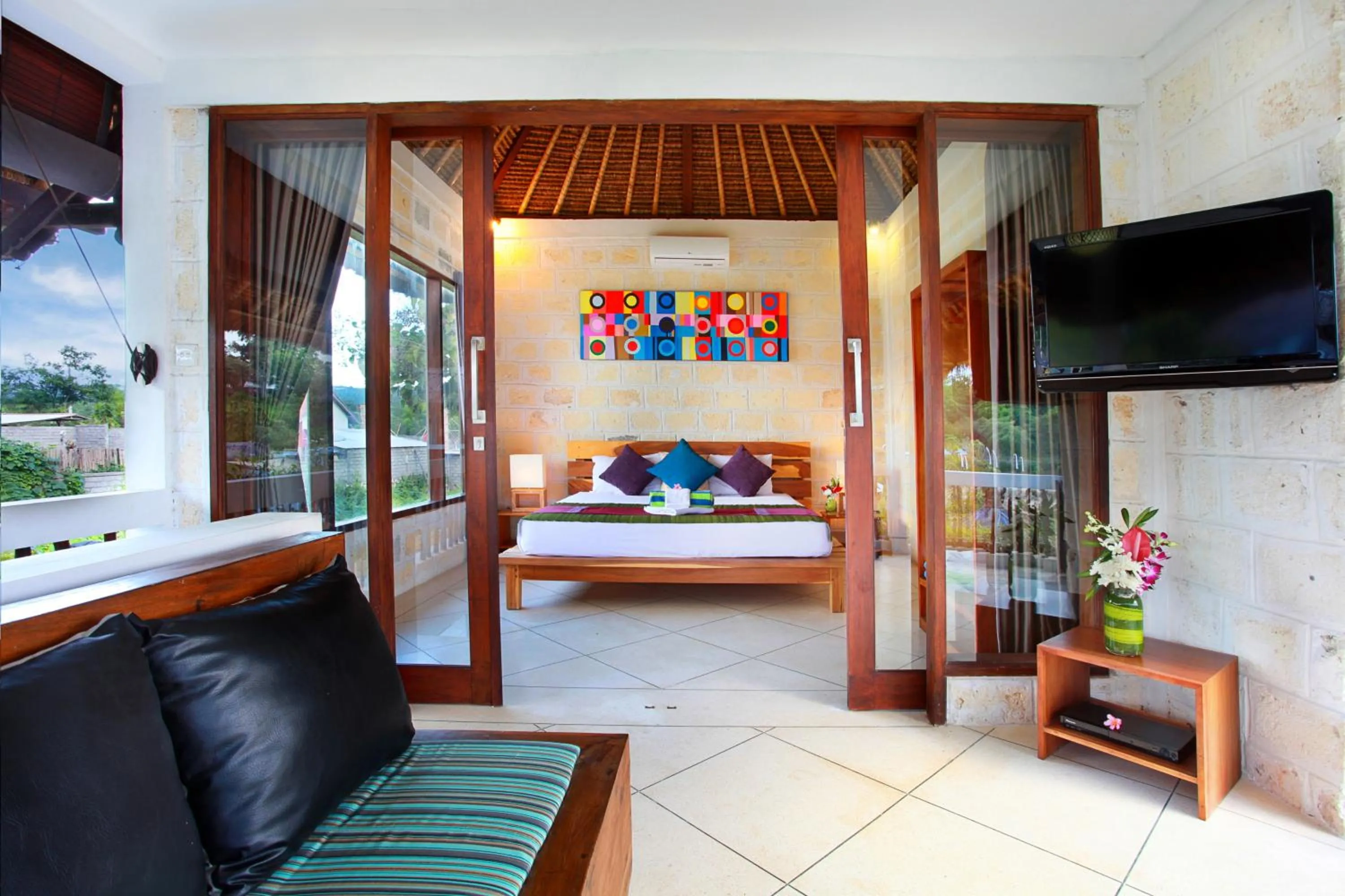Photo of the whole room, Bed in Hill Dance Bali American Hotel