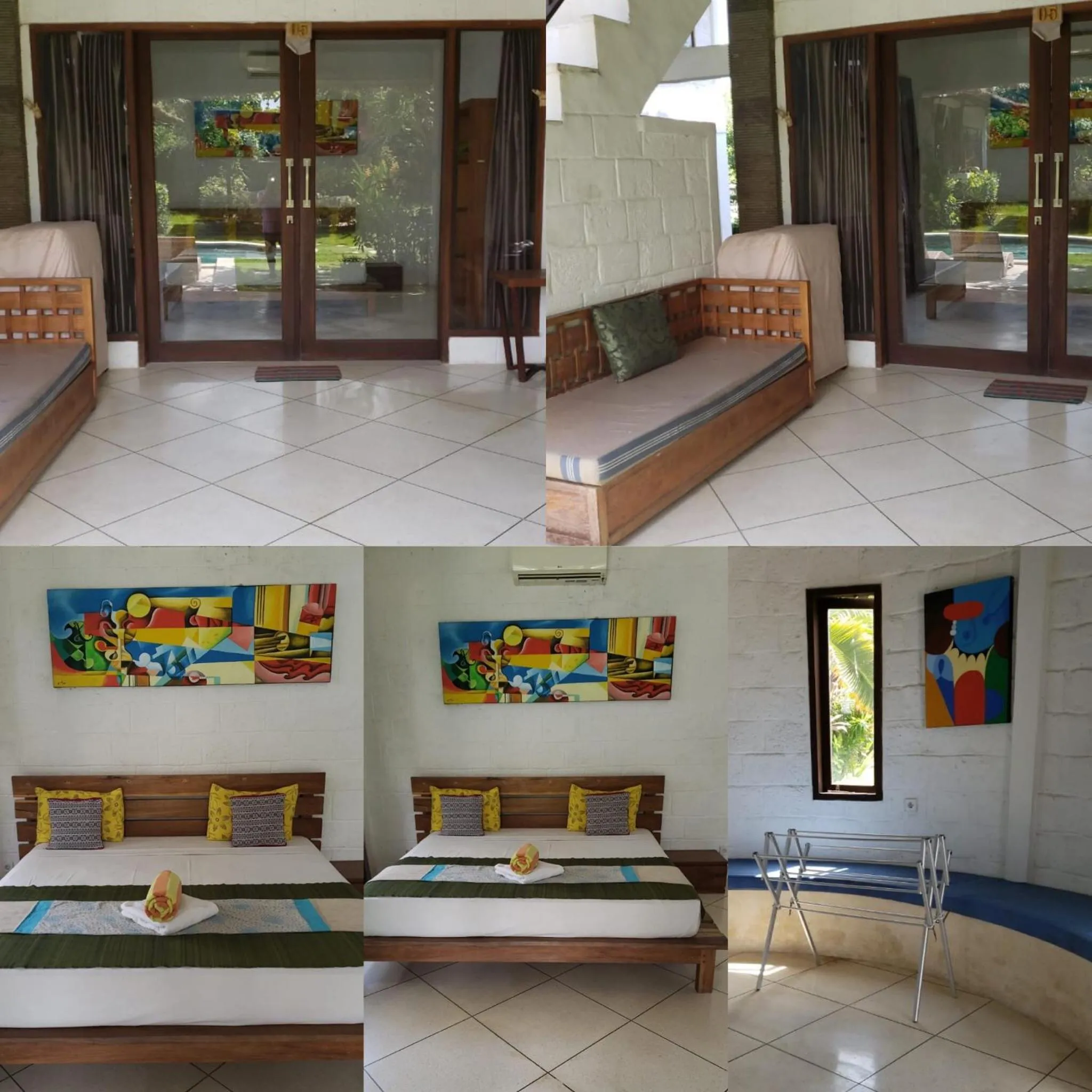 Bed in Hill Dance Bali American Hotel