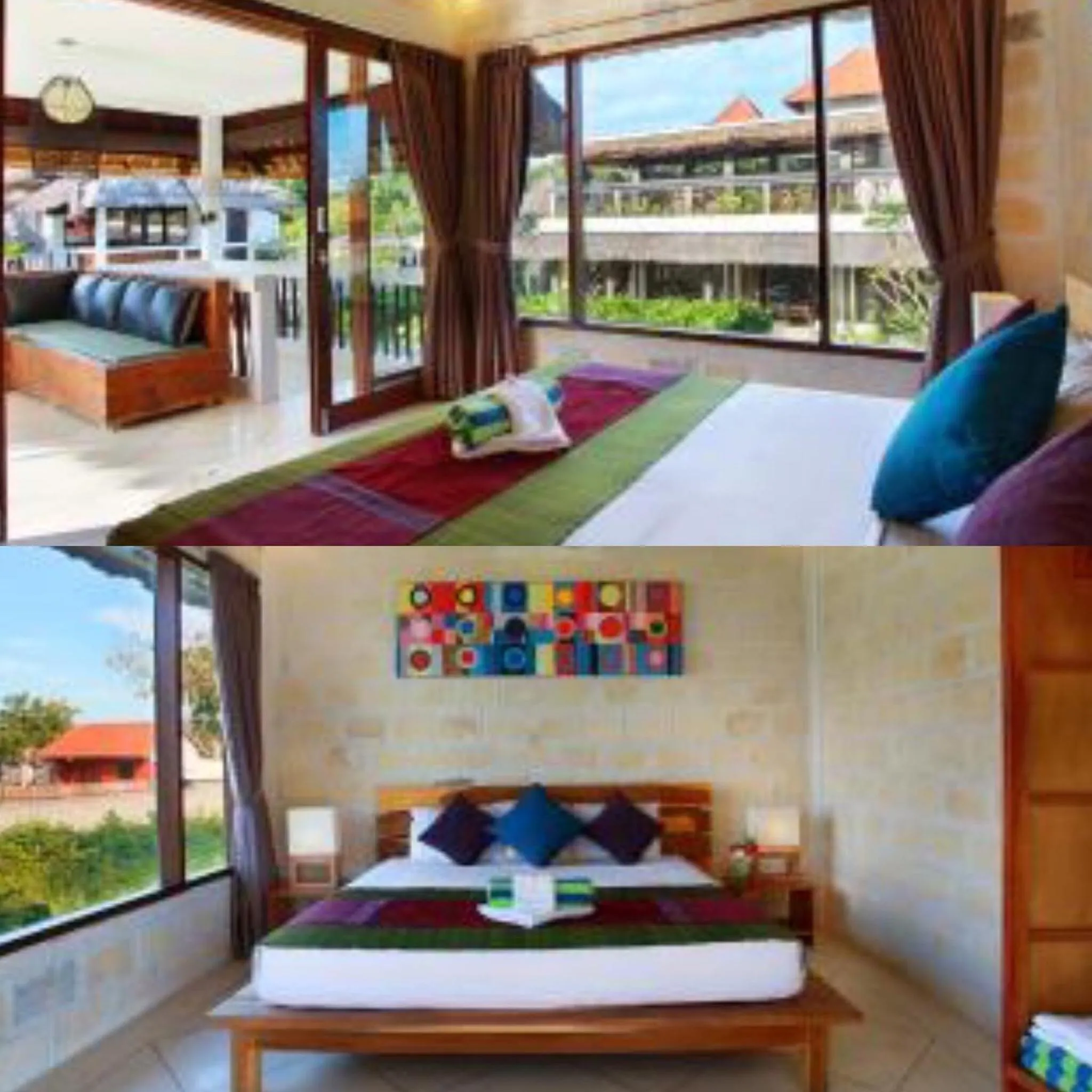 Bed in Hill Dance Bali American Hotel