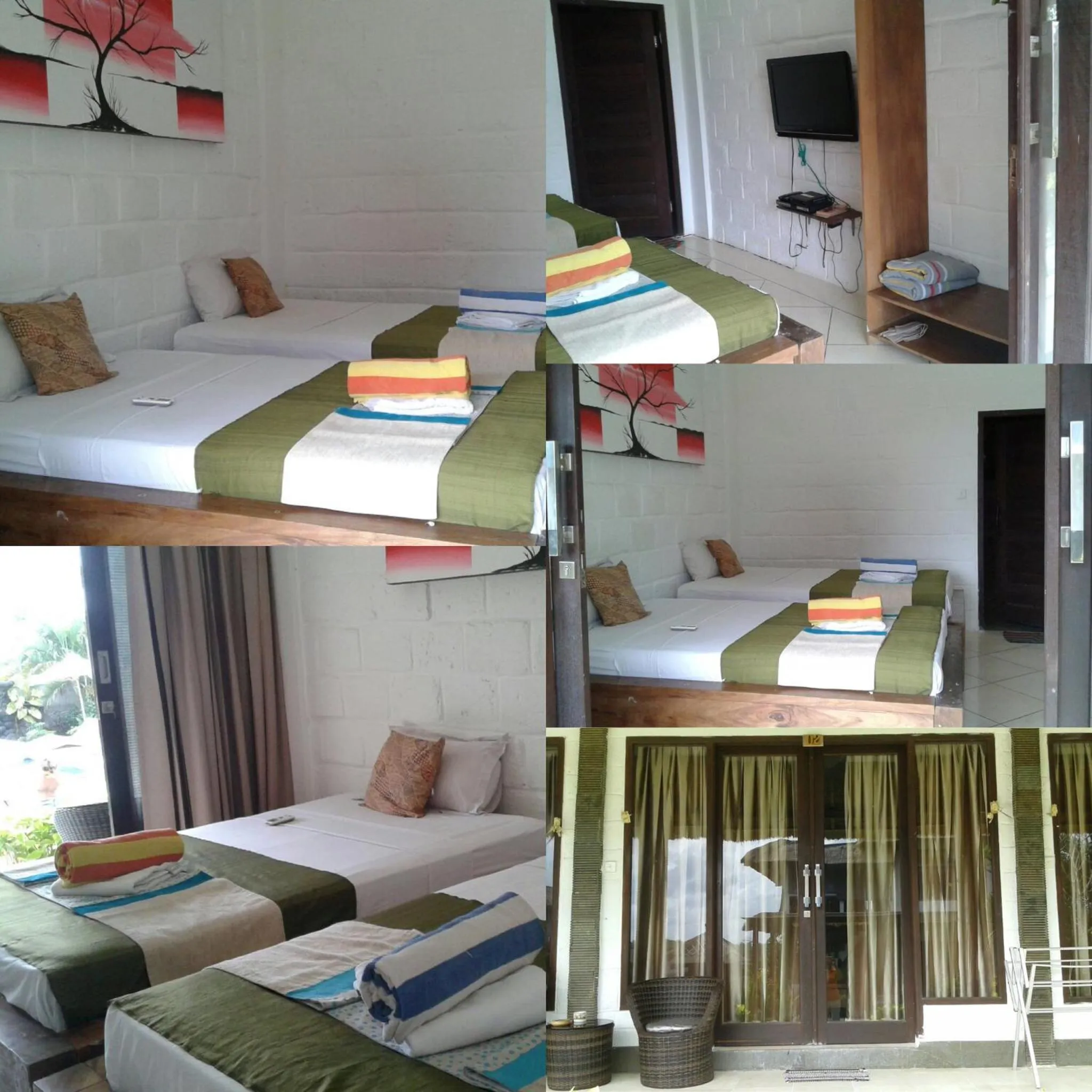 Bed in Hill Dance Bali American Hotel