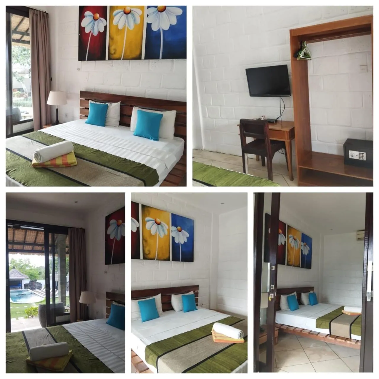 Bed in Hill Dance Bali American Hotel