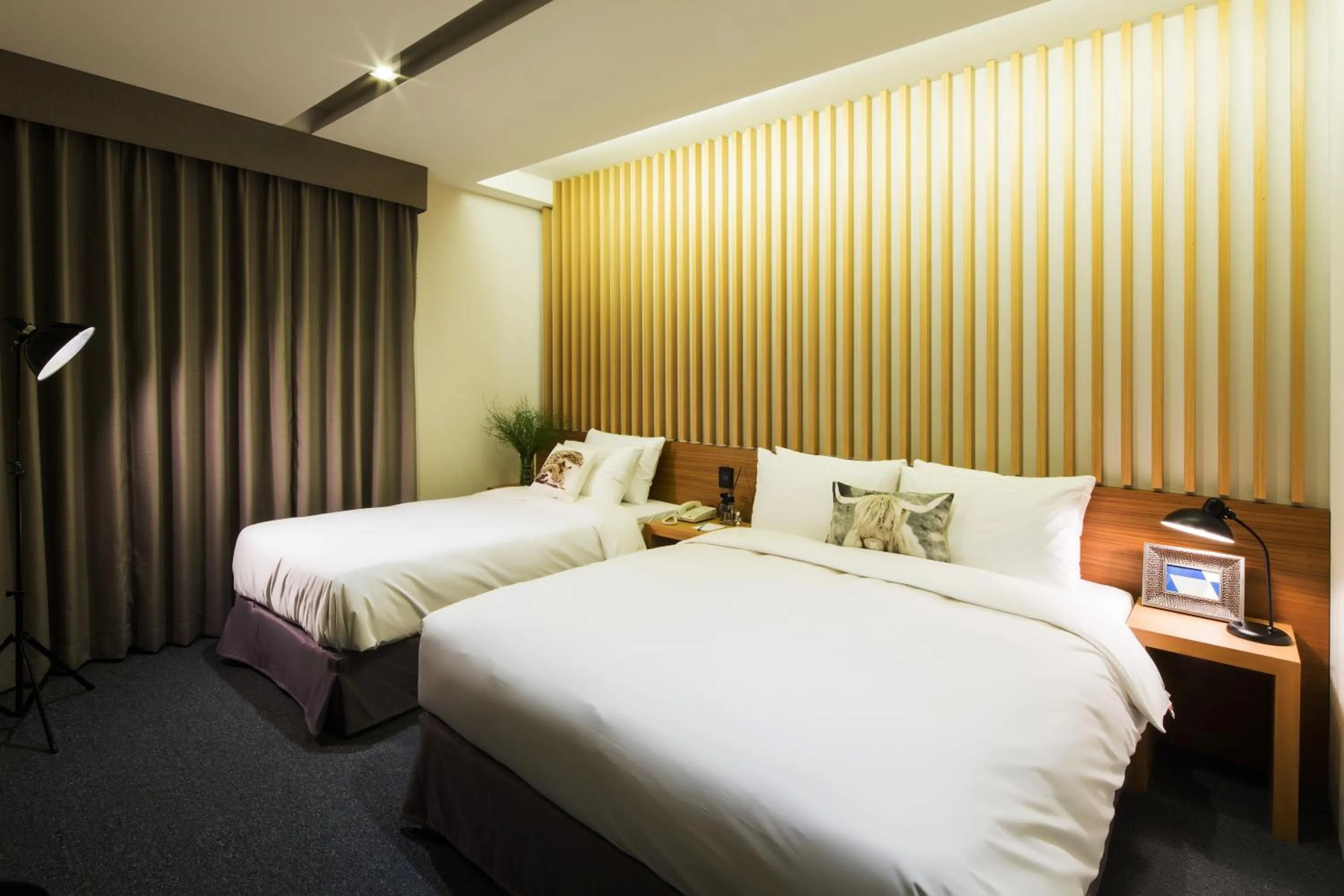 Bed in Hotel Denim Seoul