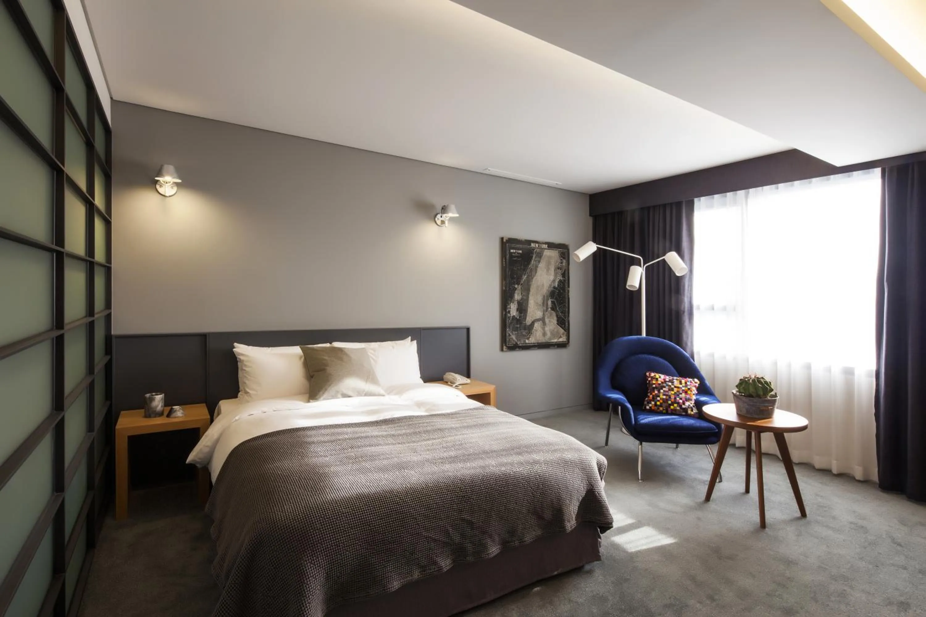 Bed in Hotel Denim Seoul