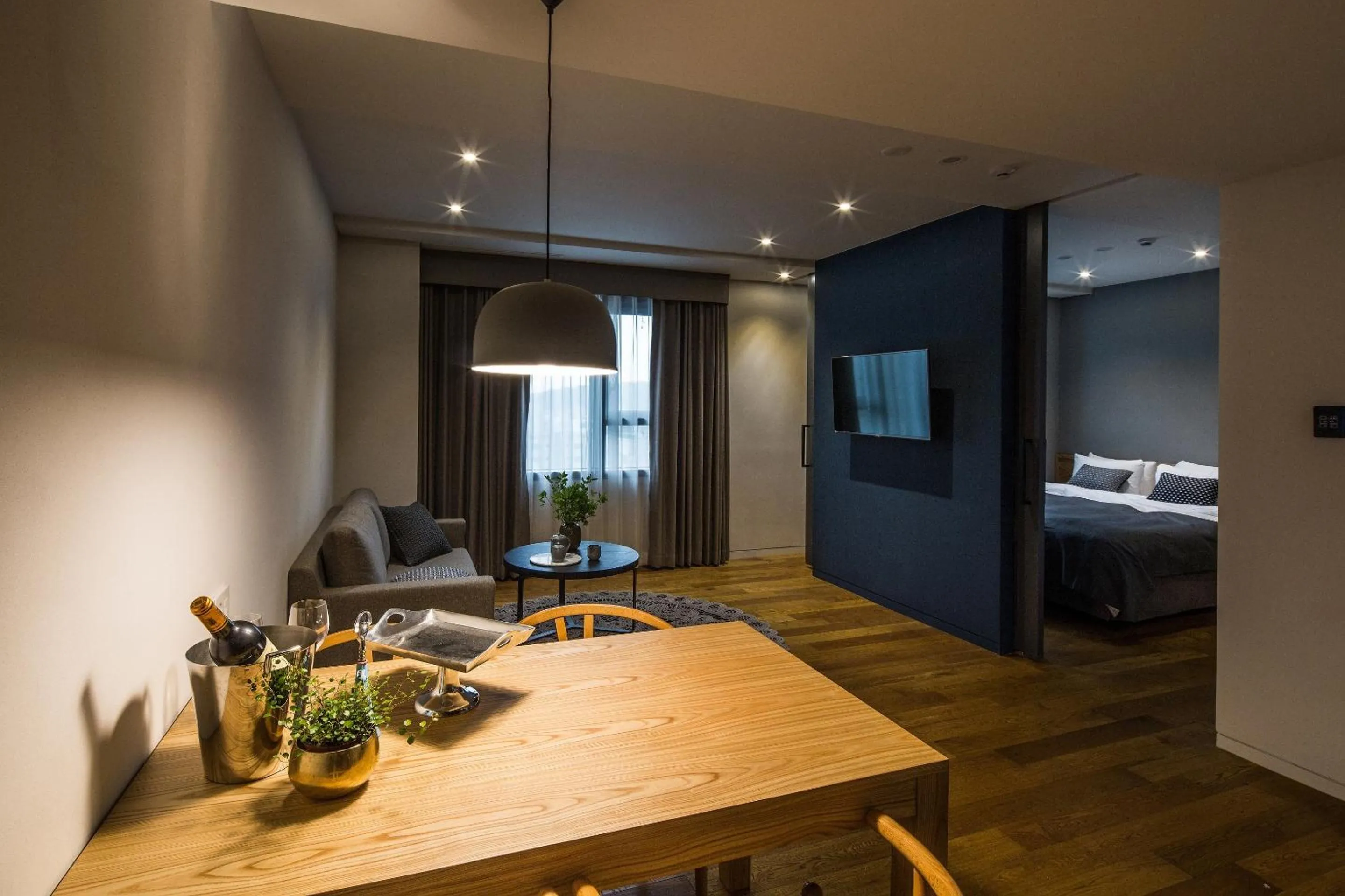 Living room in Hotel Denim Seoul