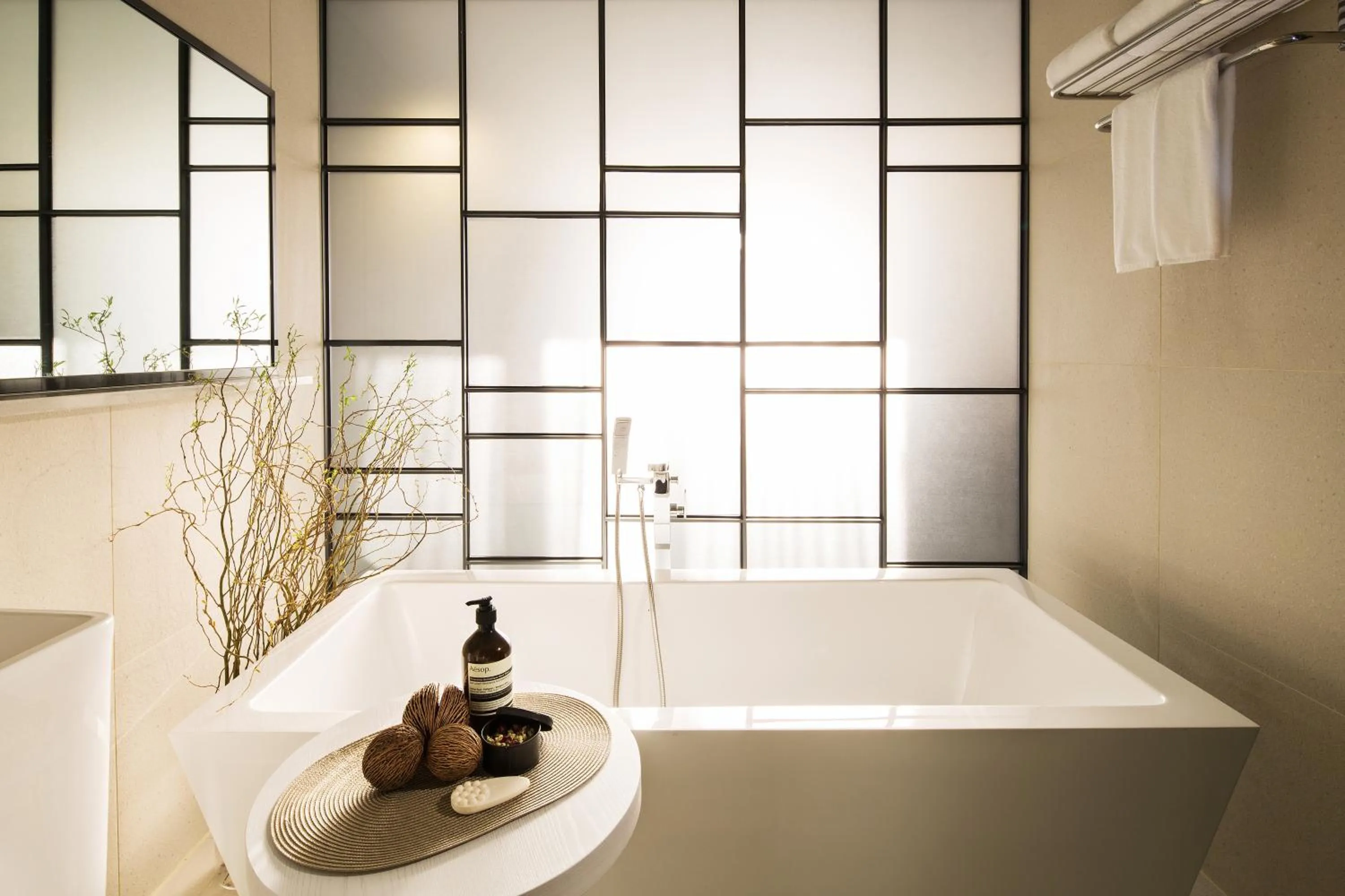 Shower in Hotel Denim Seoul