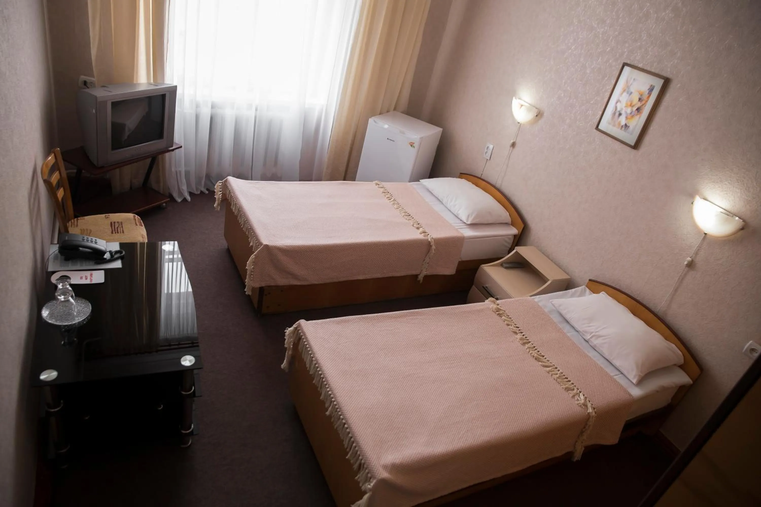 Bed in Chisinau Hotel