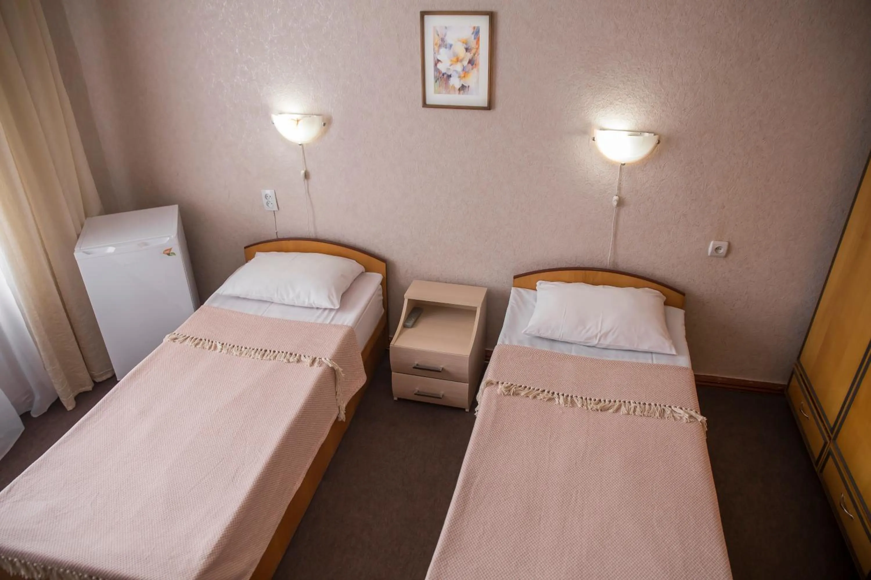 Bed in Chisinau Hotel