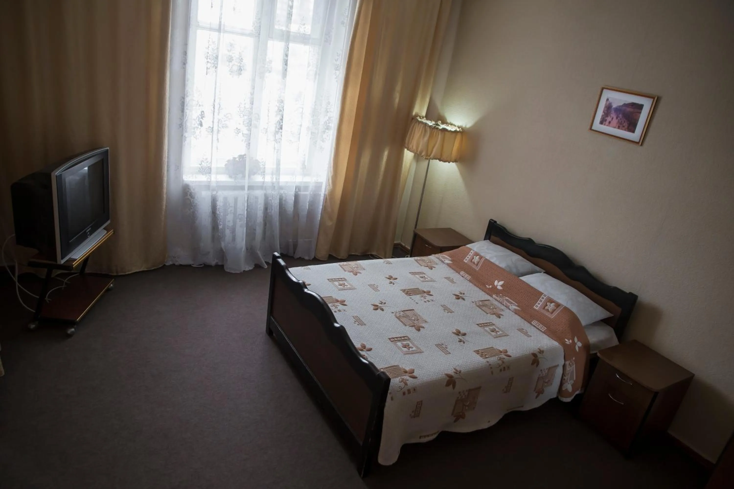 Bed in Chisinau Hotel