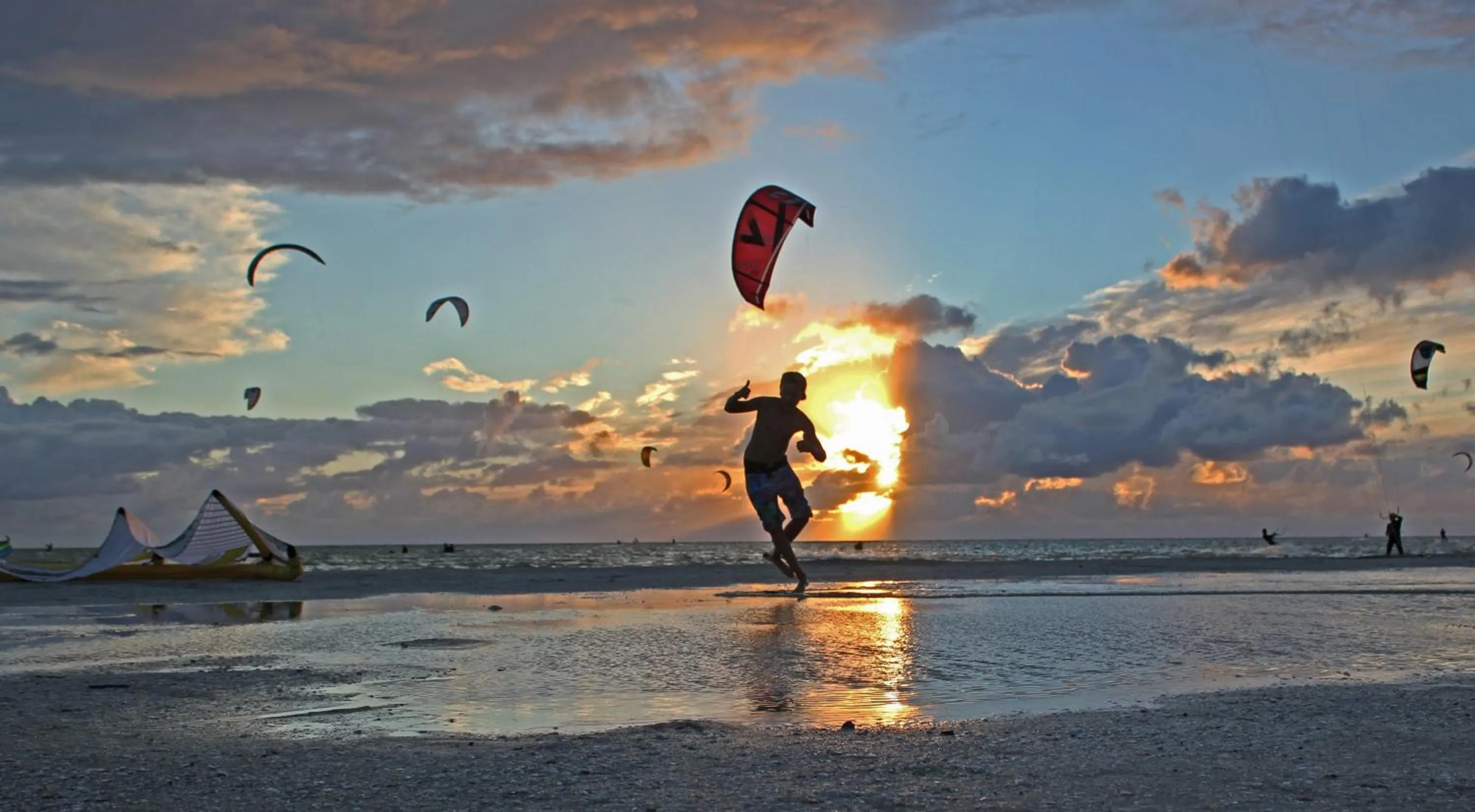Windsurfing in B&B Welgelegen
