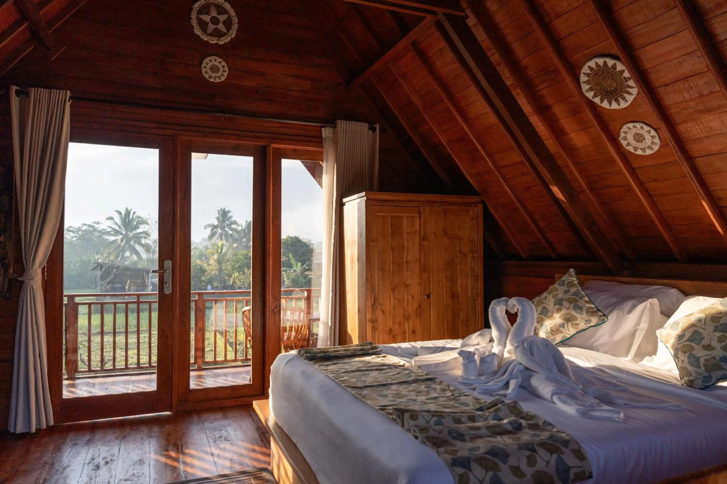 Bed in Aditara Sebatu Villa