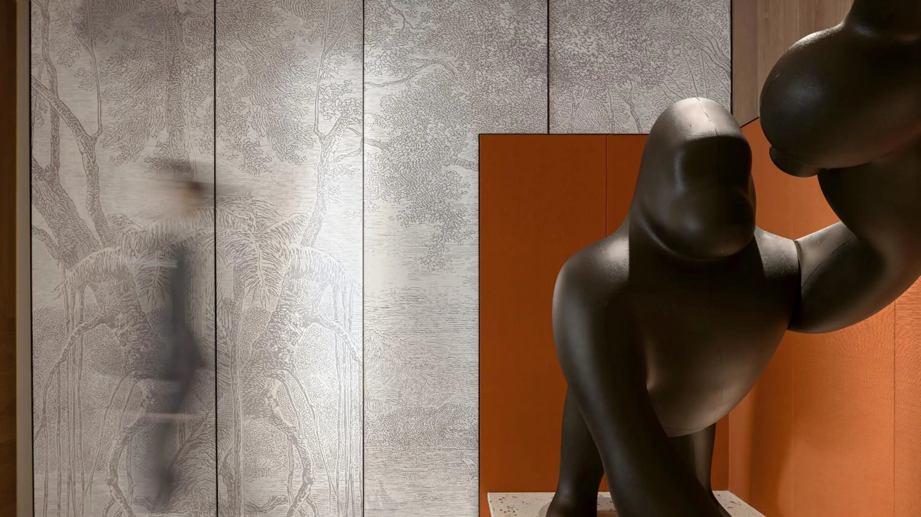 Decorative detail in Panda Hotel