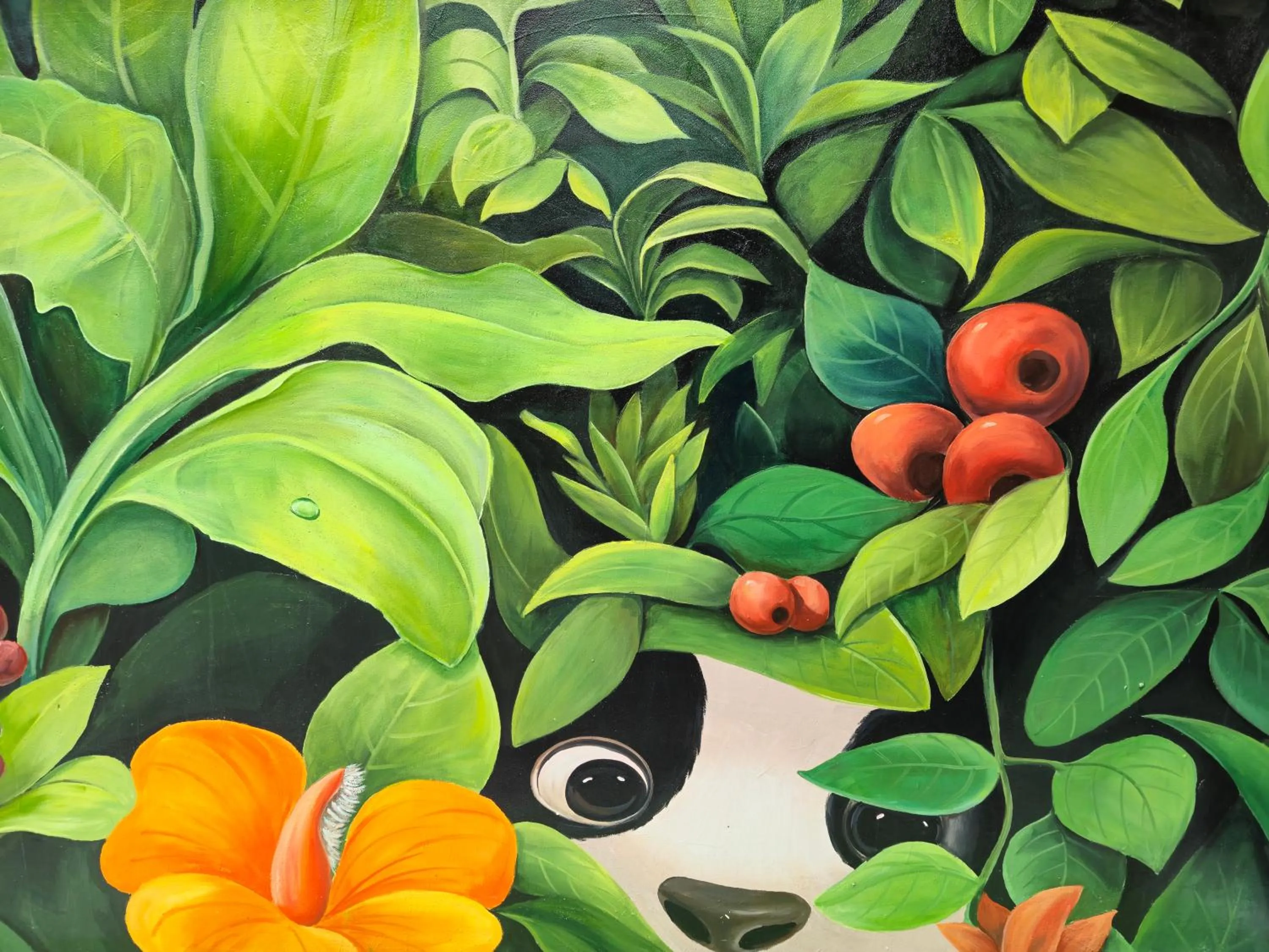 Garden view in Panda Hotel