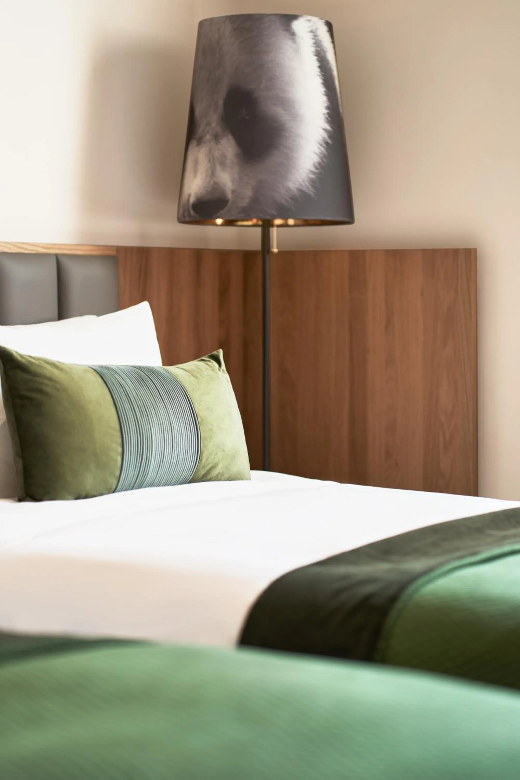 Decorative detail, Bed in Panda Hotel