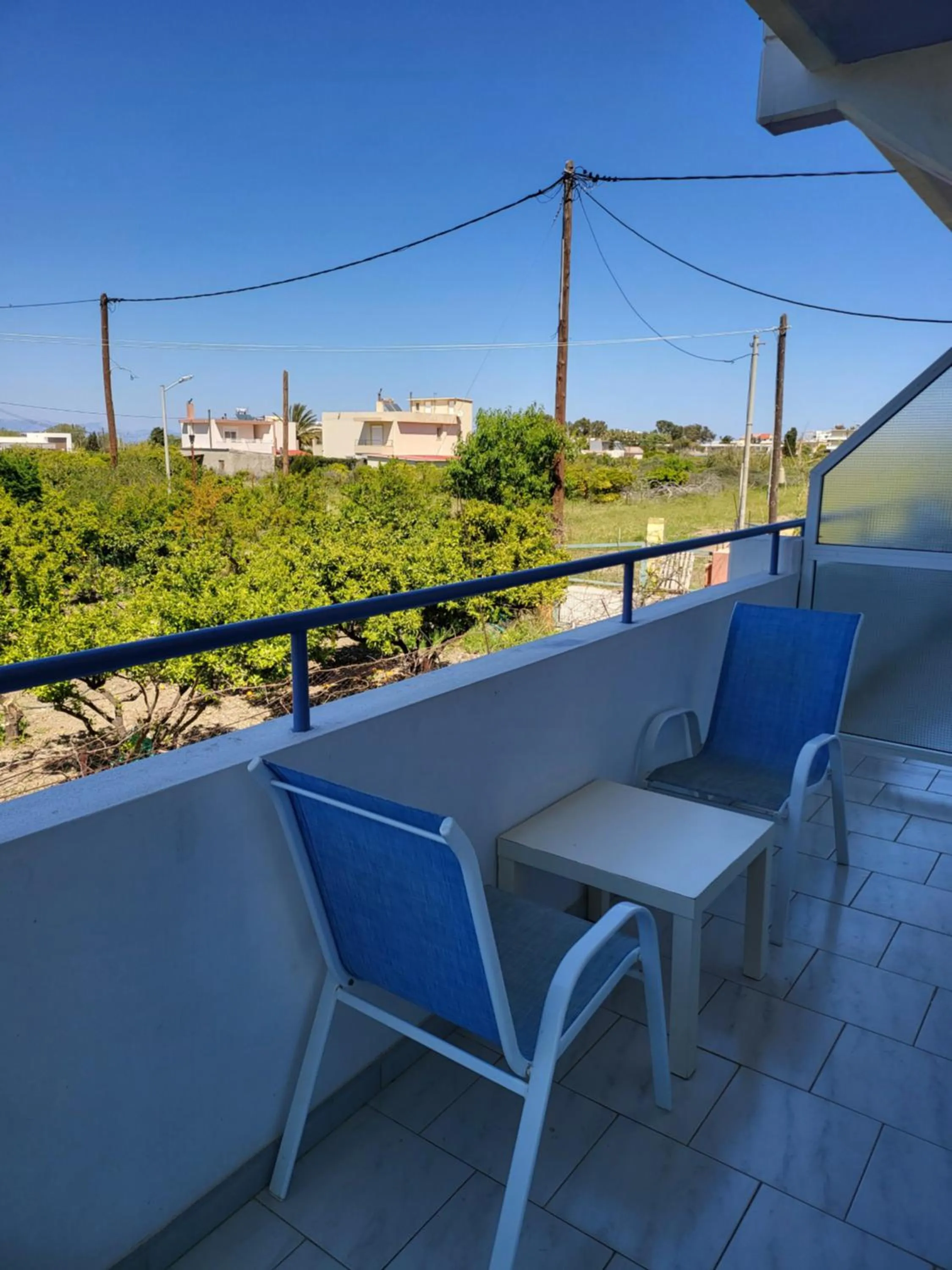 Balcony/Terrace in Pyrgos Hotel Apartments