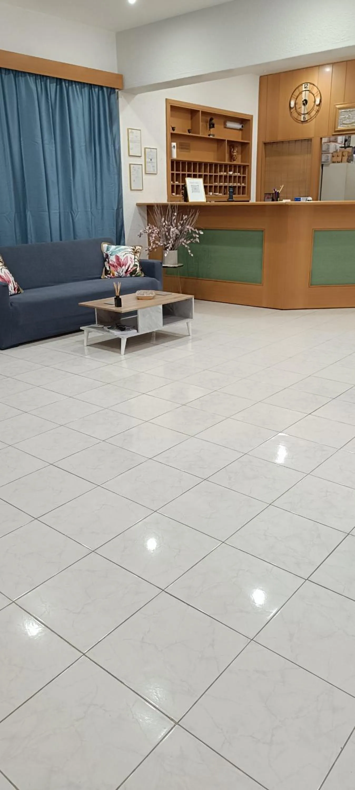 Living room in Pyrgos Hotel Apartments