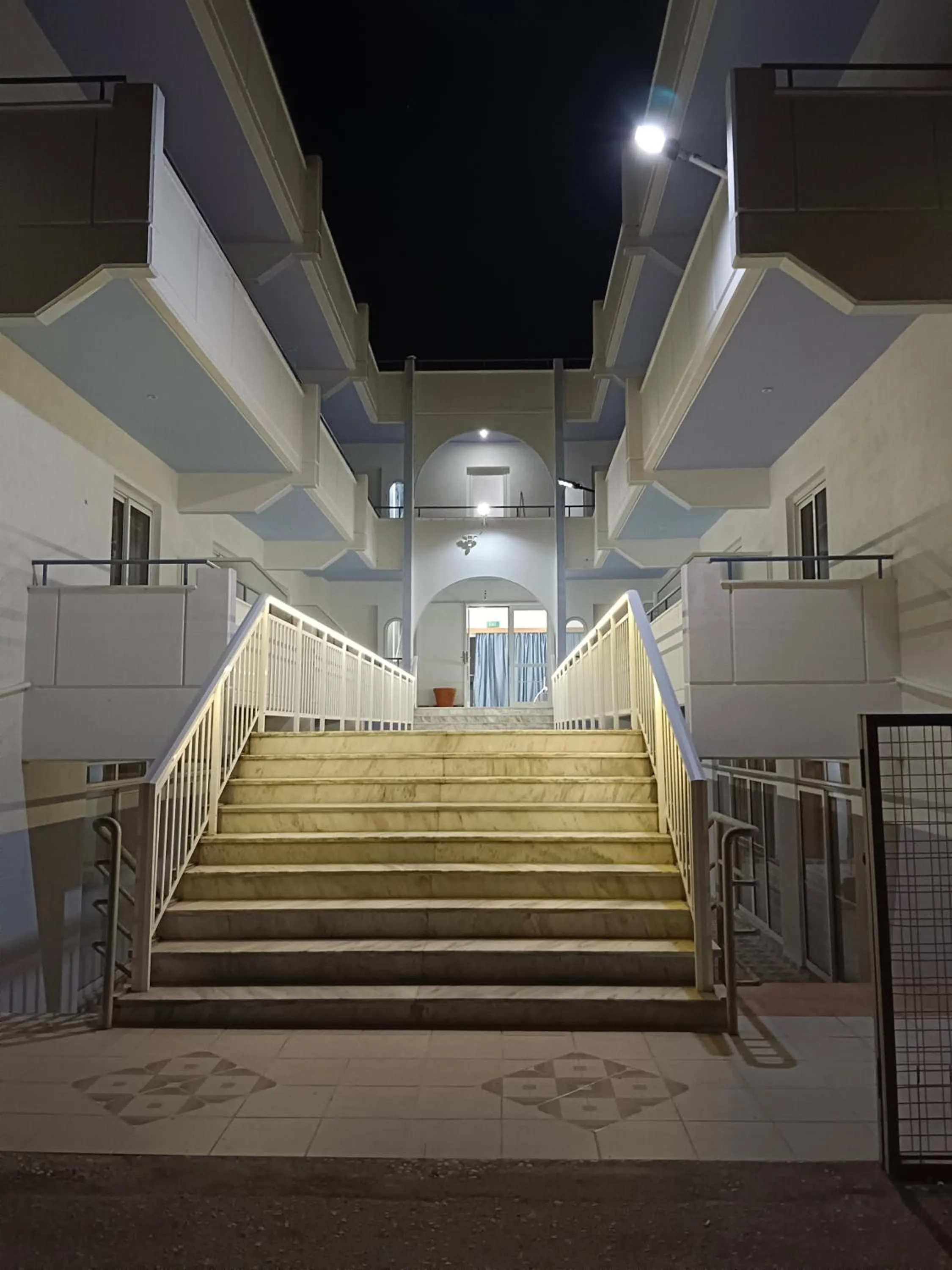 Facade/entrance in Pyrgos Hotel Apartments