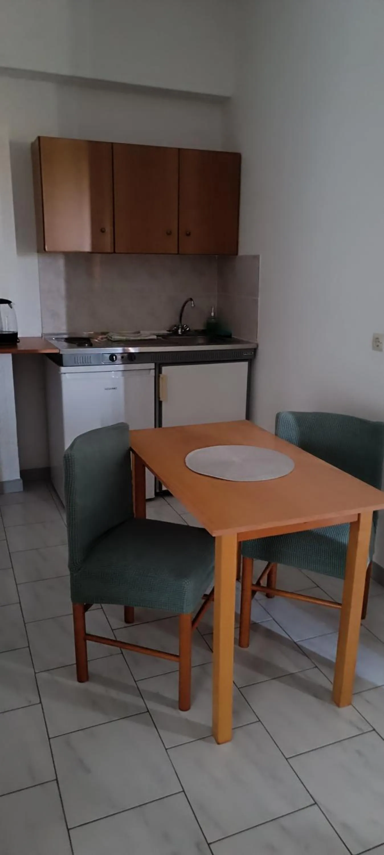 Kitchen or kitchenette in Pyrgos Hotel Apartments