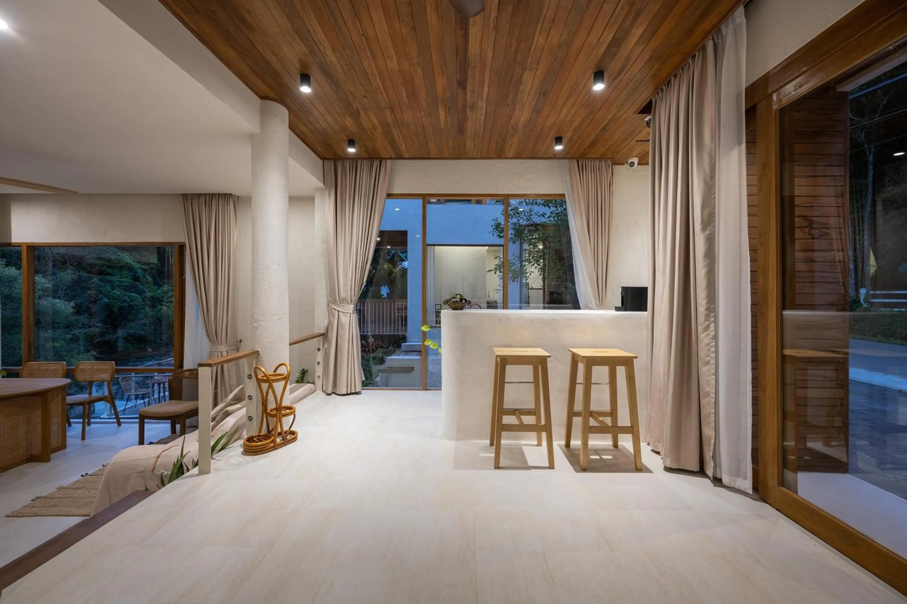 Seating area in Taryn Tara Cafe and Stay