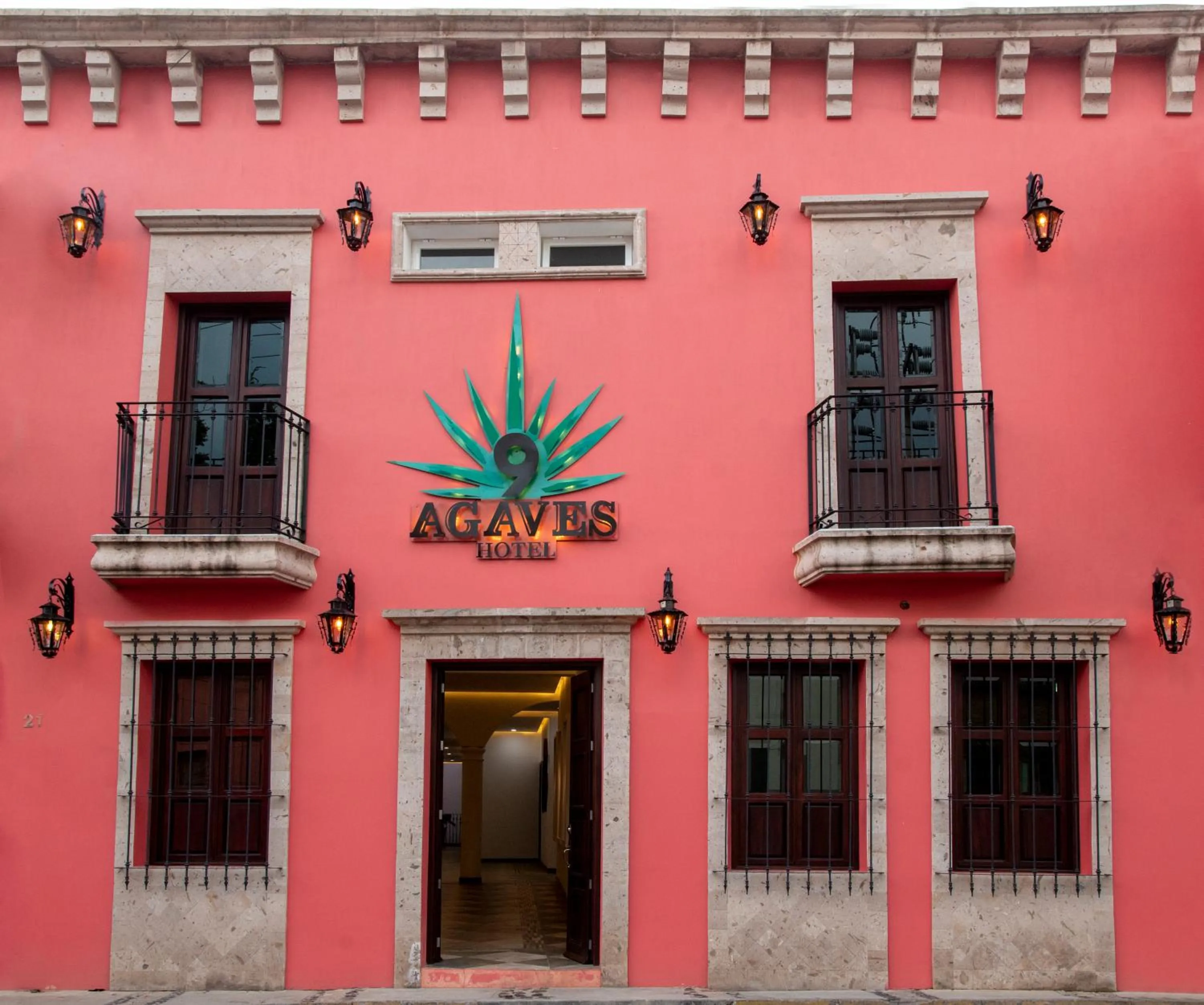 Facade/entrance in Nueve Agaves Hotel