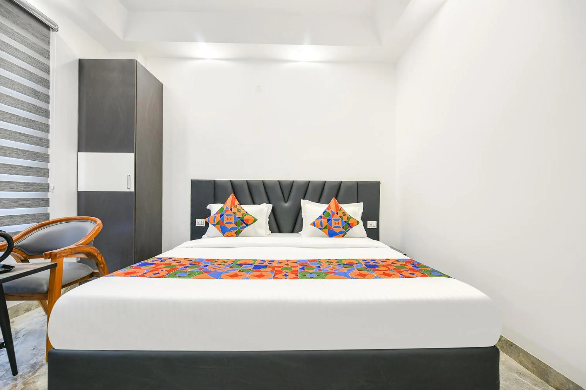 Bed in FabHotel The Premium Villa