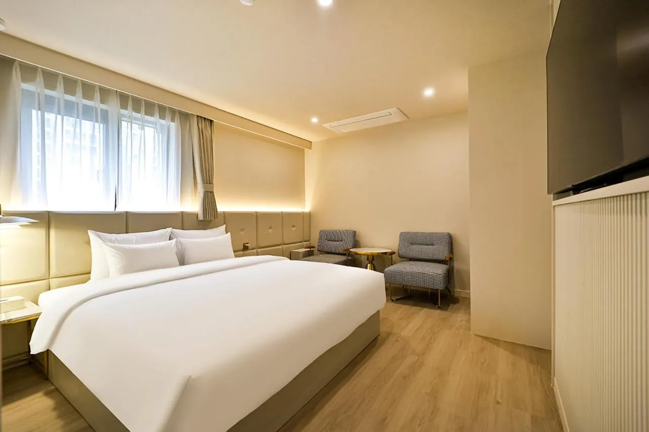 Bed in Denbasta Hotel Daeyeon