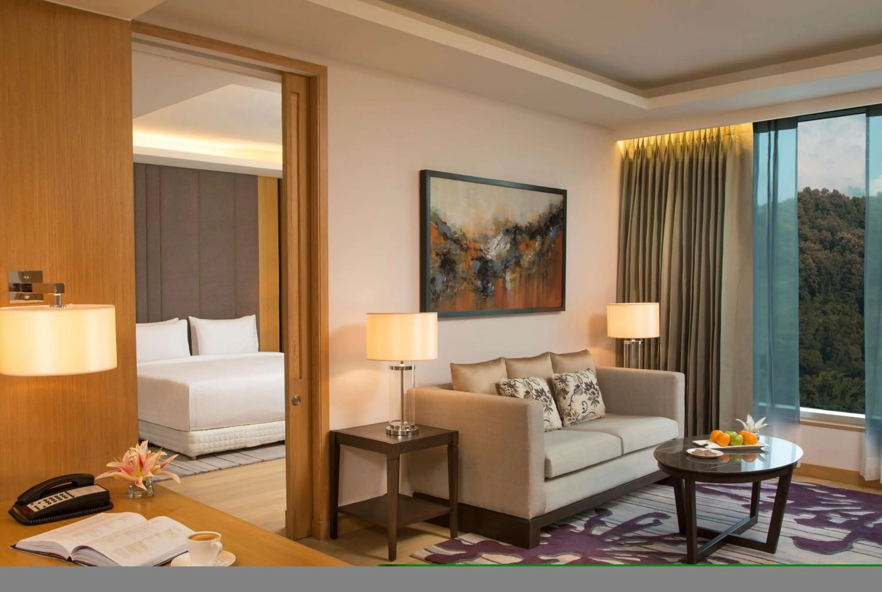 Photo of the whole room, Bed in Radisson Blu Hotel Guwahati