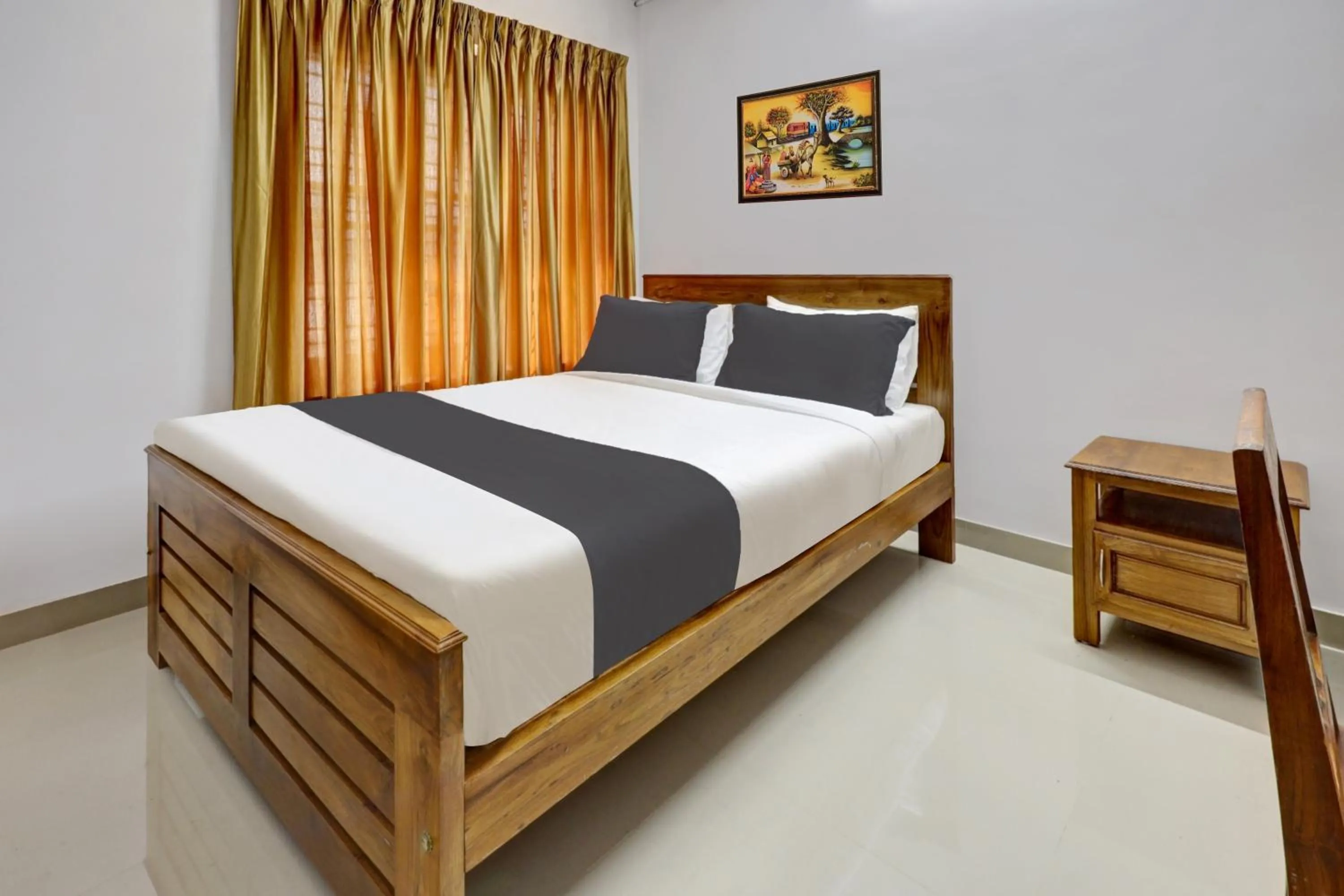 Bedroom, Bed in Super Hotel O Anayara Near Lulu Mall formerly Timber Residency
