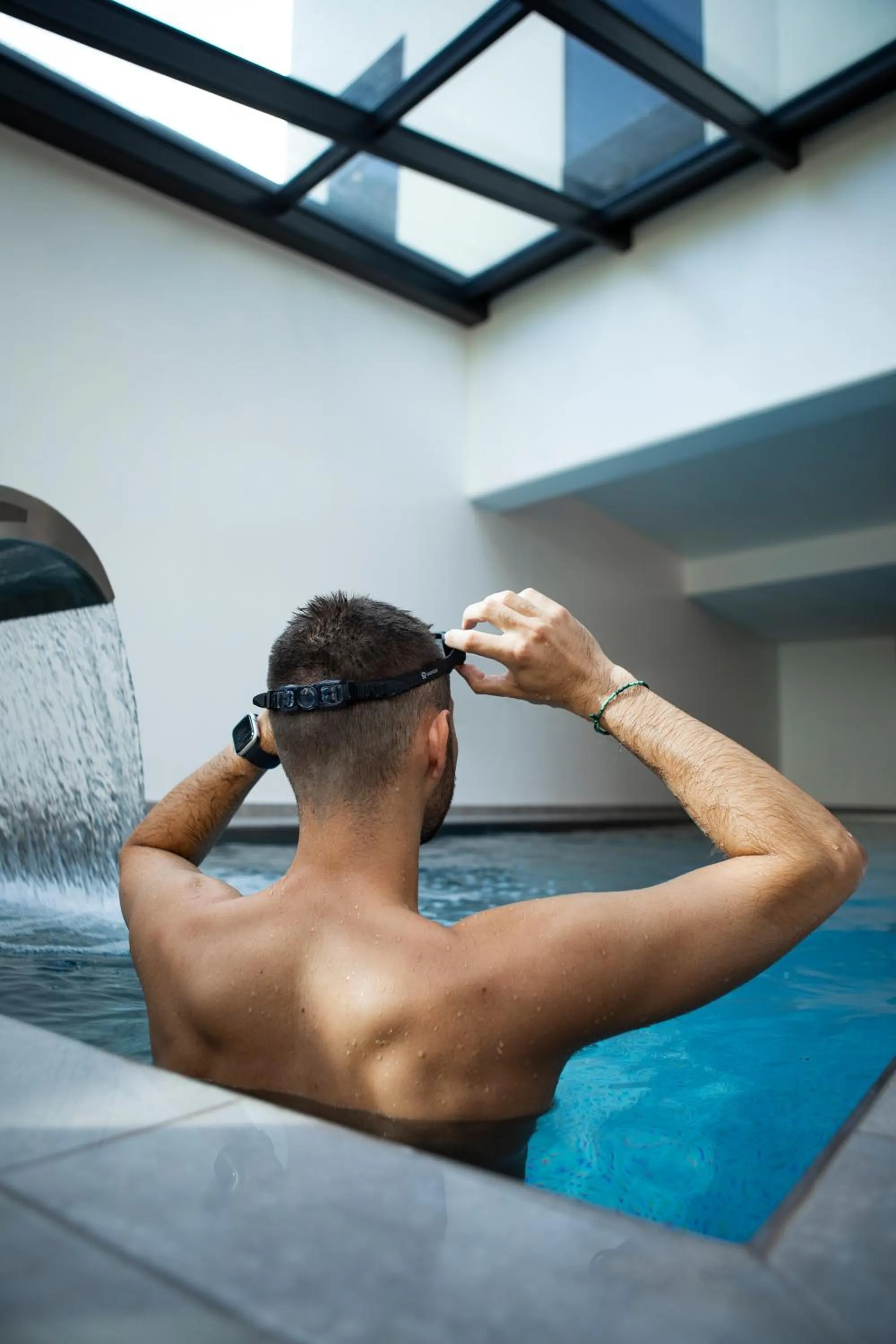 Swimming pool in Nomad Hotel Dijon