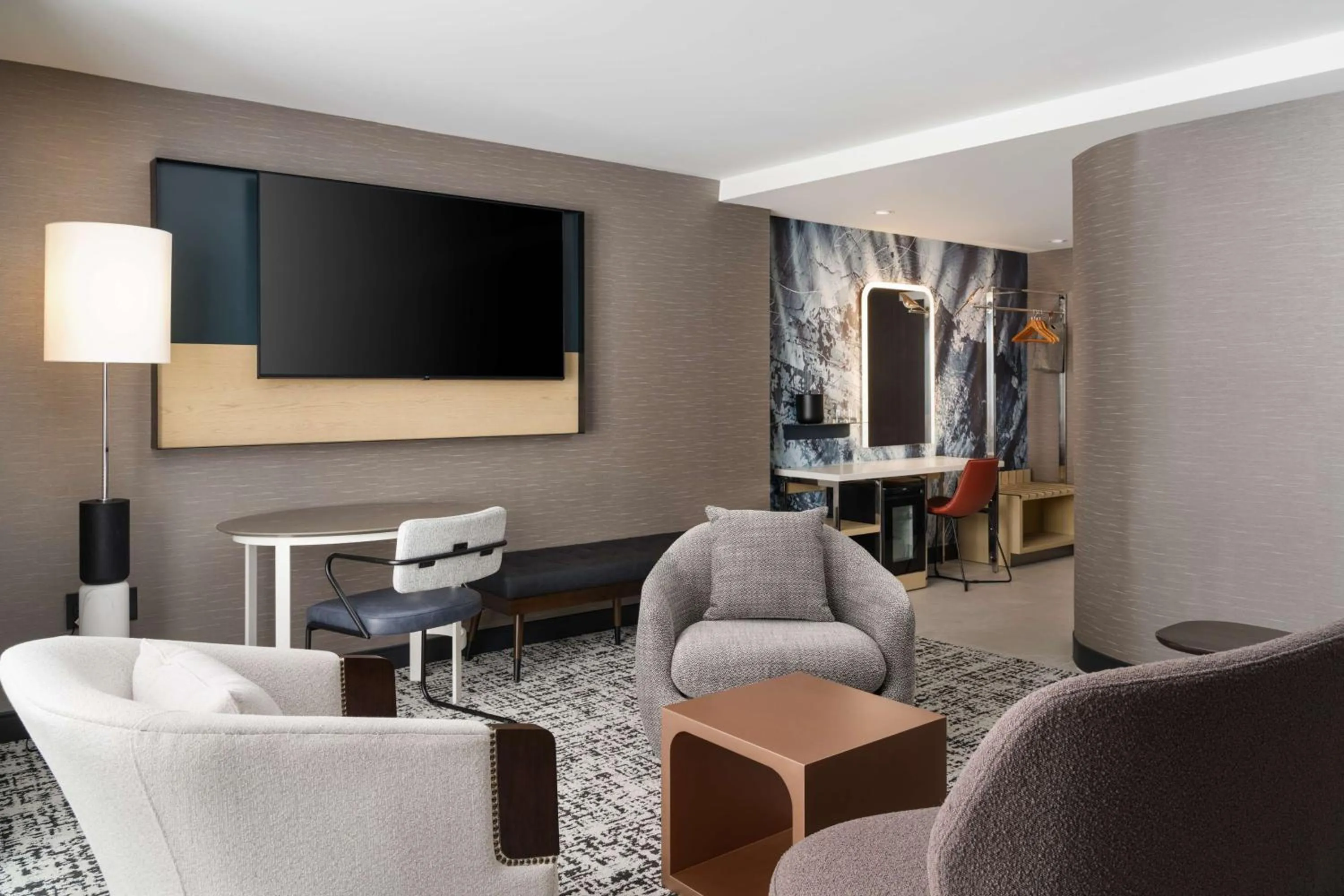 Living room in Tempo By Hilton Raleigh Downtown