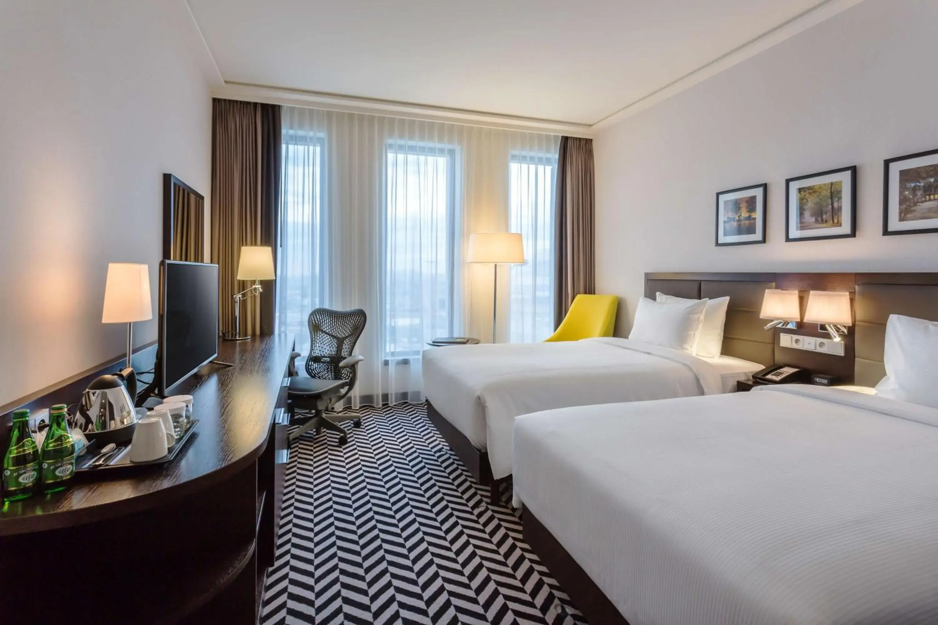 Twin Room in Hilton Garden Inn Krakow Airport Twin Room in Hilton Garden Inn Krakow Airport